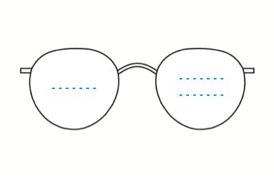 steel bifocal glasses