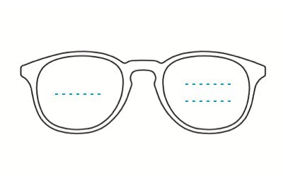acetate bifocal glasses