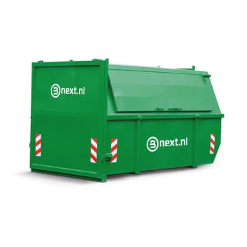 Een gesloten container met inhoud van 9 kuub