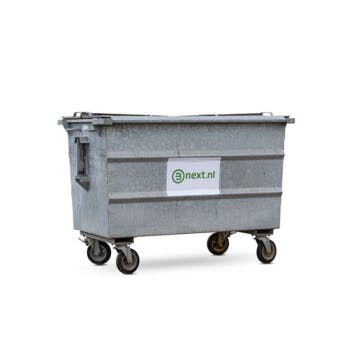 Rolcontainer van 1000 liter inhoud van staal