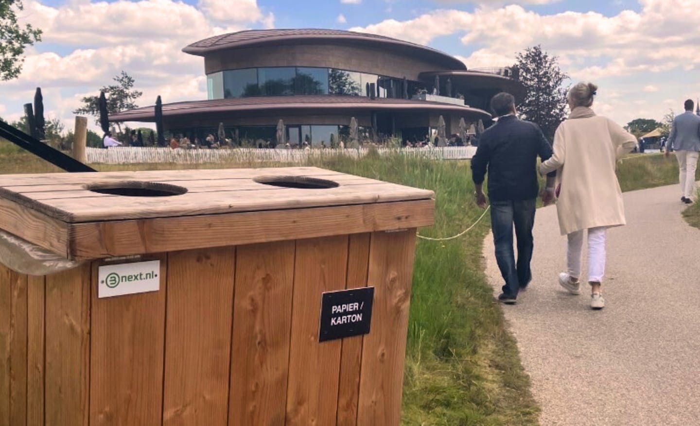 Evenementencontainer op KLM Open