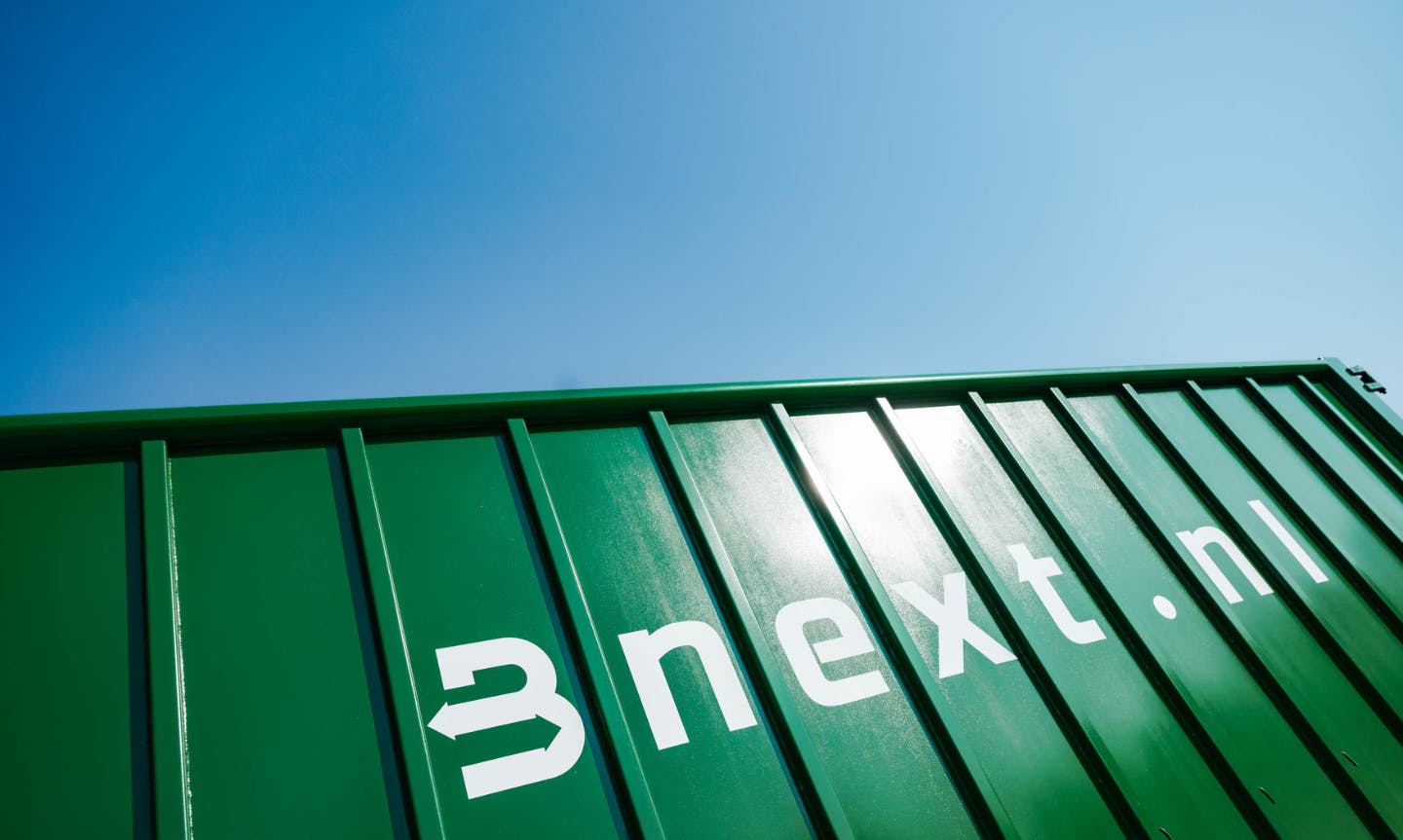 Container met logo