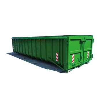 Afzetcontainer met inhoud van 20 kuub