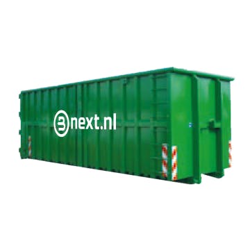 afzetcontainer met inhoud van 40 kuub