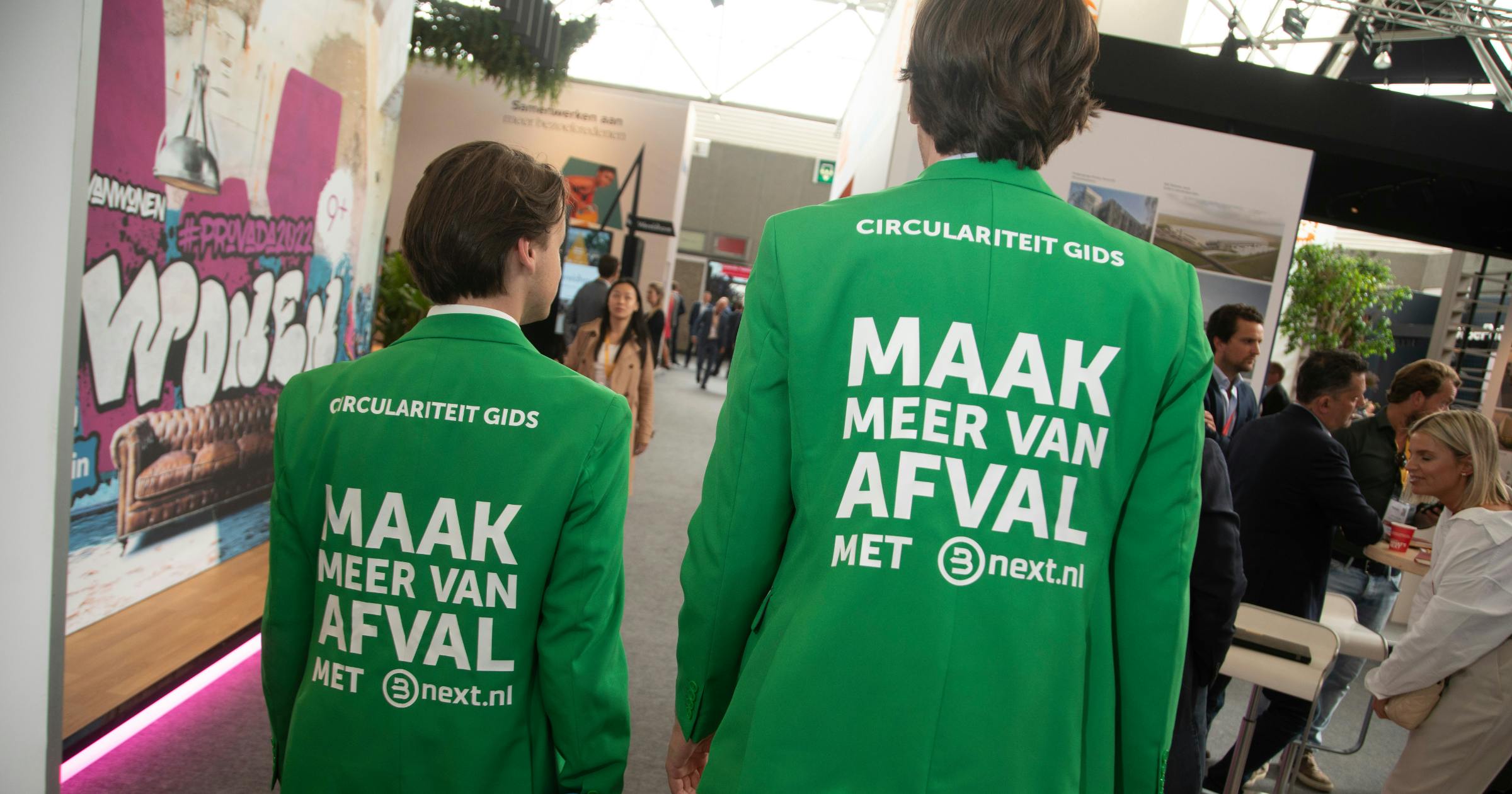 Twee circulariteitscoaches op de Impact Fair