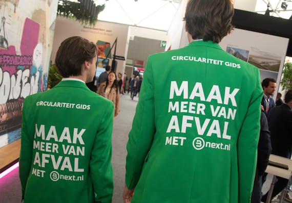 Twee circulariteitscoaches op de Impact Fair
