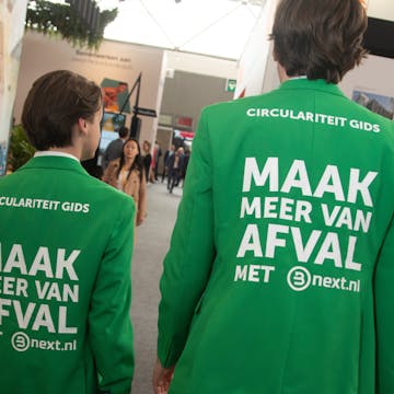 Twee circulariteitscoaches op de Impact Fair