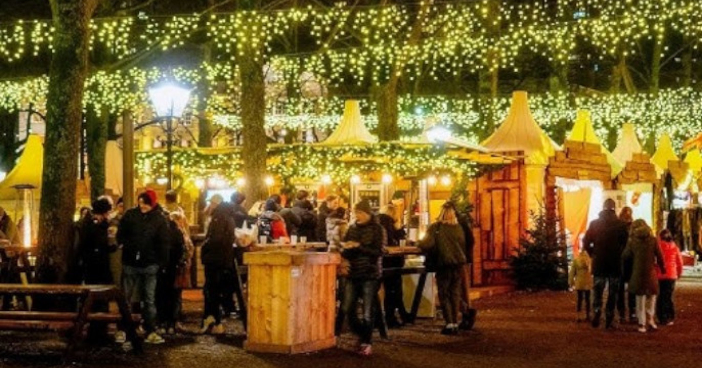 Kerstlichtjes en afvalscheidingsstations op de Royal Christmas Fair