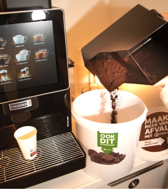 Ook koffieprut is circulair