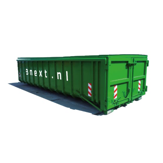 20m2 container met Bnext.nl logo