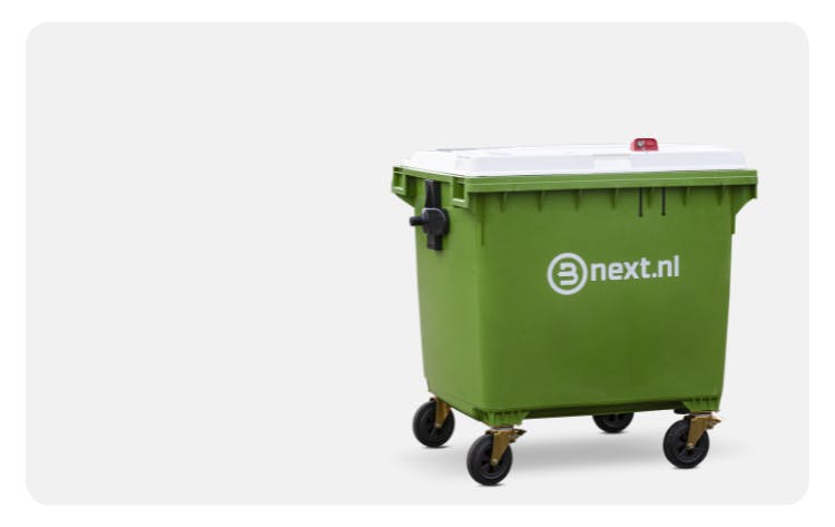 security rolcontainer voor vertrouwelijk archief