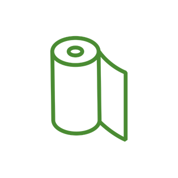 icoon voor rol tissuepapier