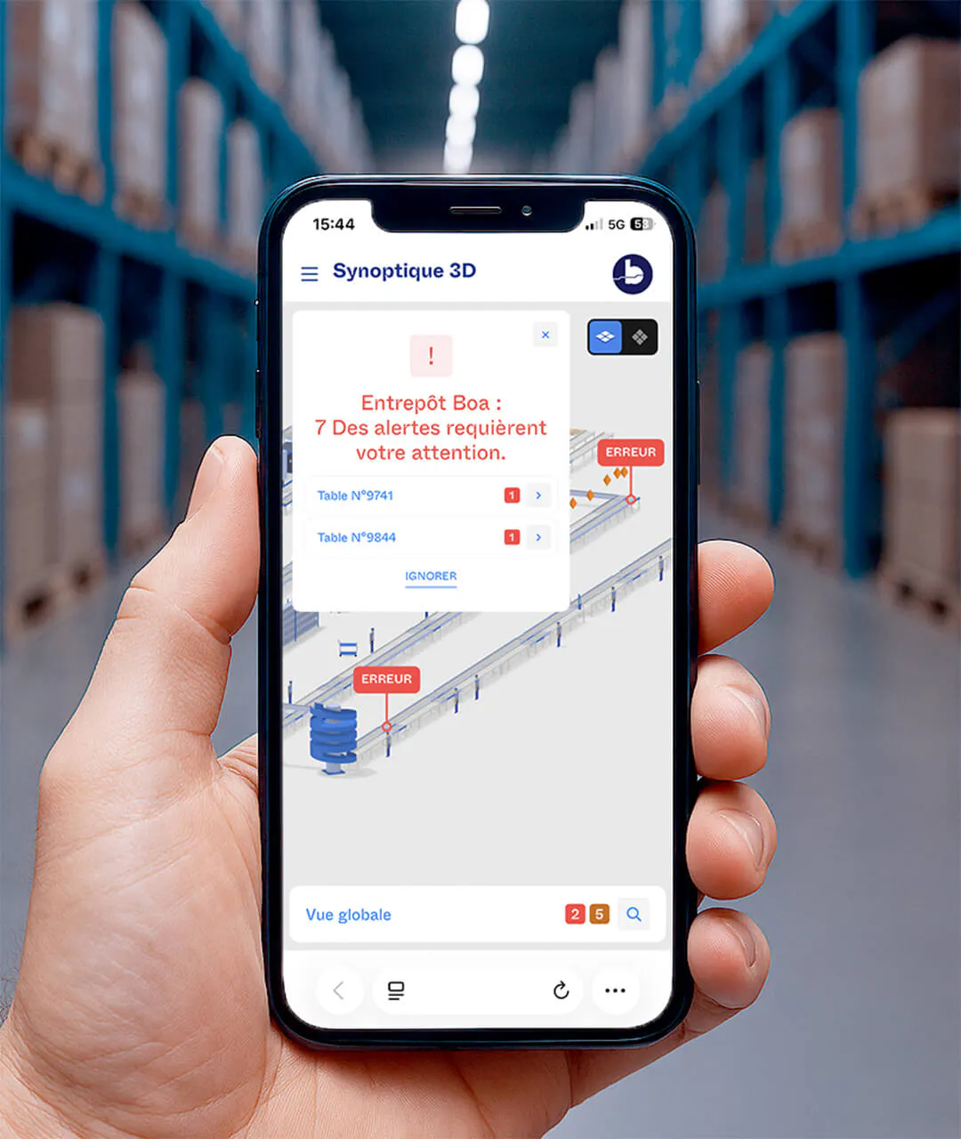 BOA Central Suite appli mobile
