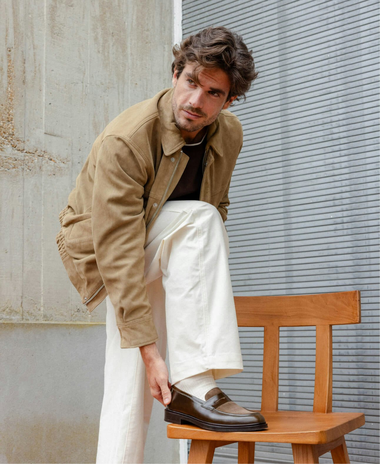 Produit - Gaetano - Brun Olive