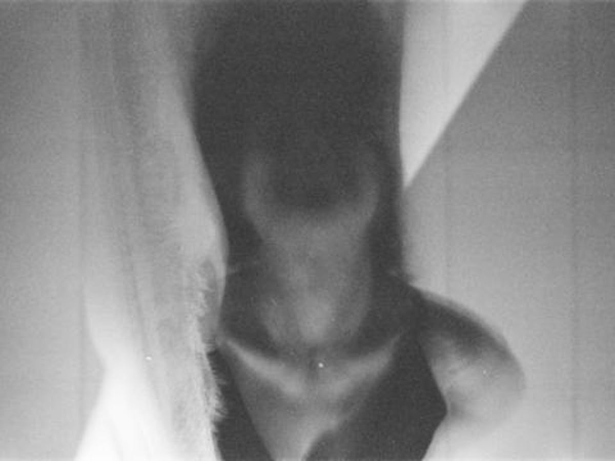 Distorted picture of a woman