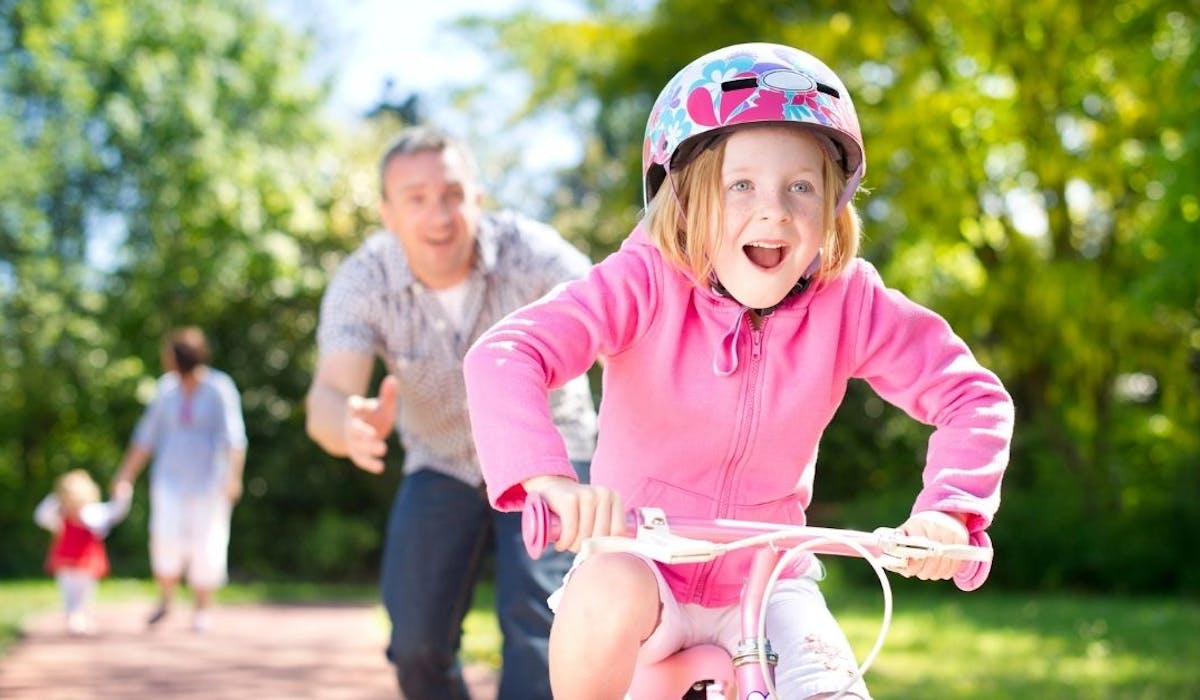 Learning to ride a bike