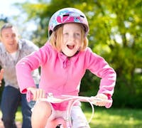 Learning to ride a bike