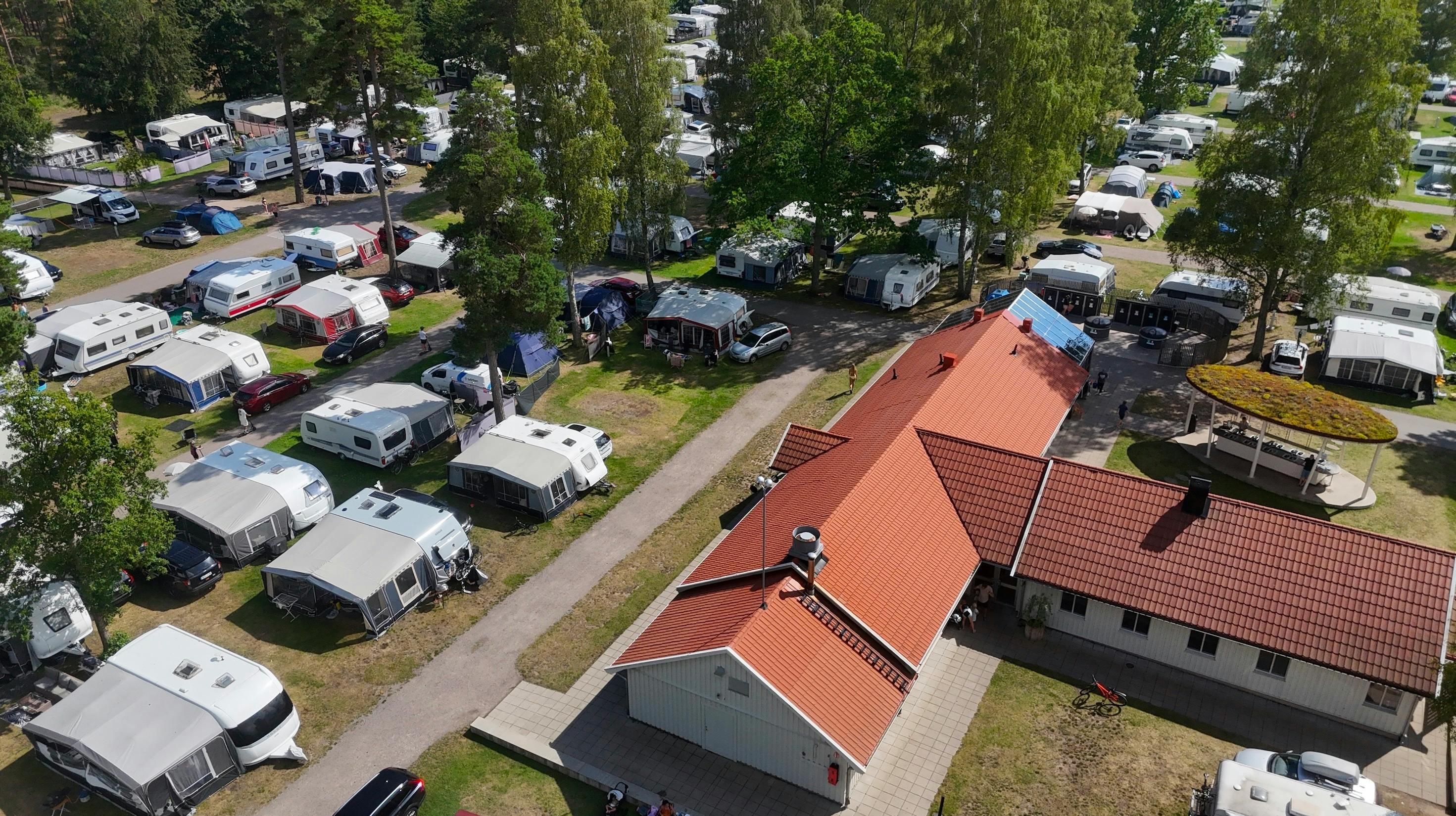 campingplatser öland husvagn tält böda sand
