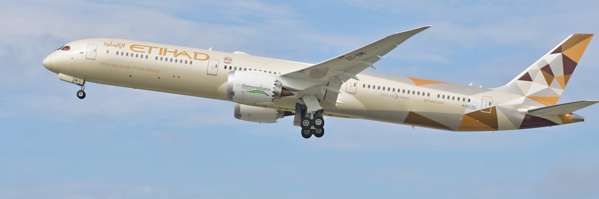 Etihad 787-10 Dreamliner, 2020 Boeing ecoDemonstrator program