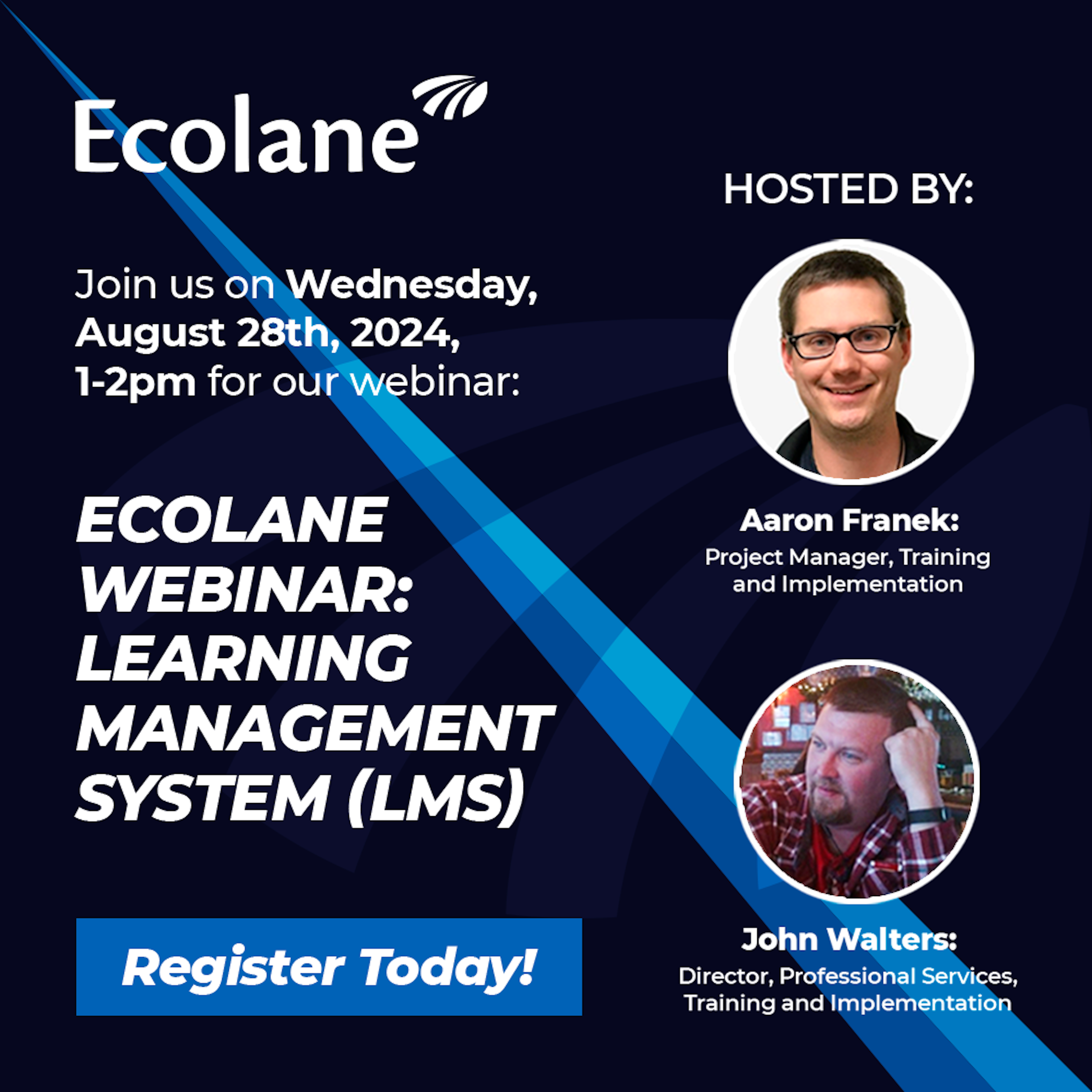 Ecolane Webinar Learning Management System (LMS)
