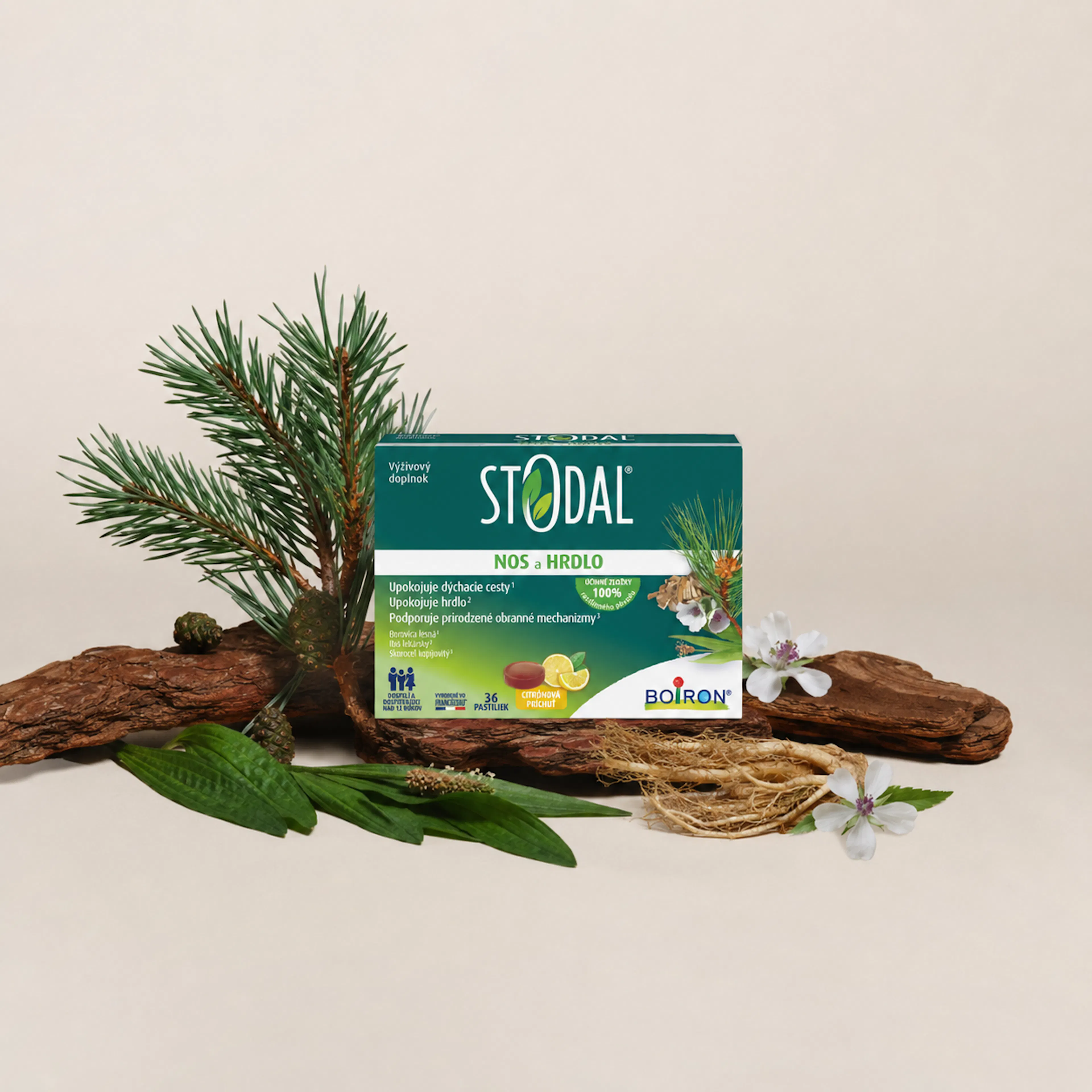 Stodal nos a hrdlo pastilky