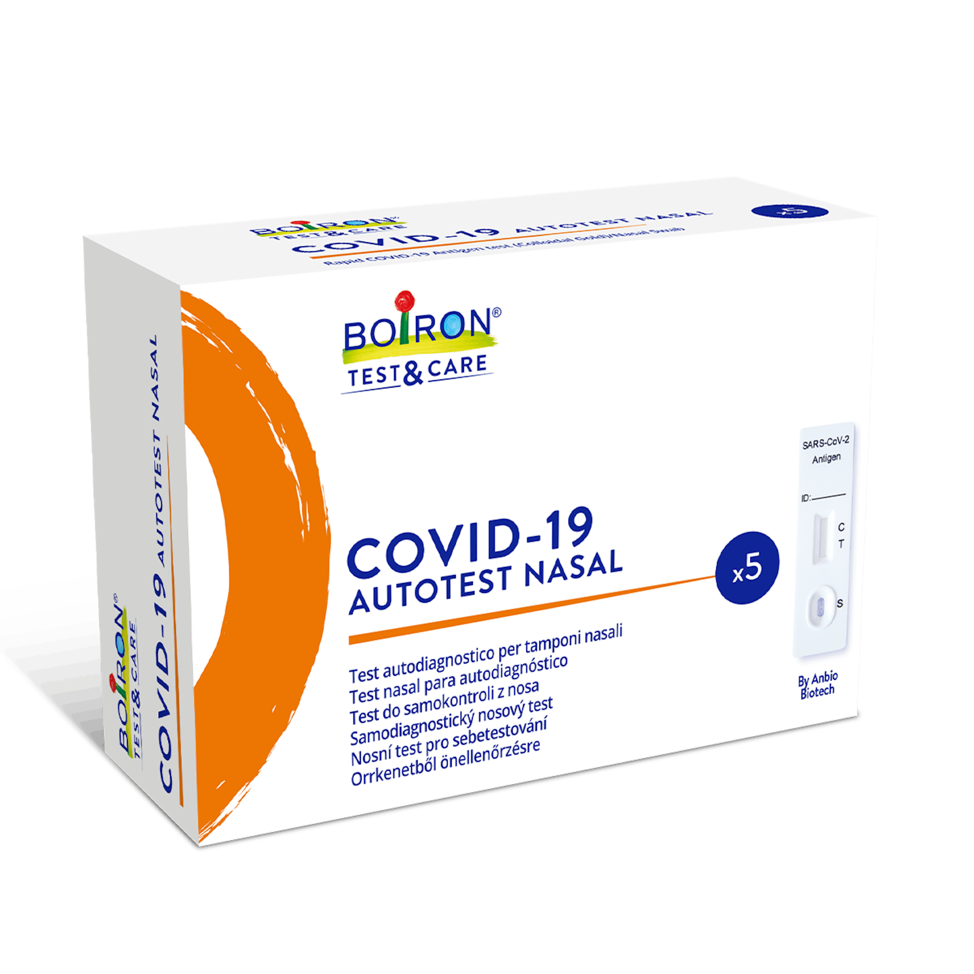 boiron test and care covid 19 autotest nasal 5