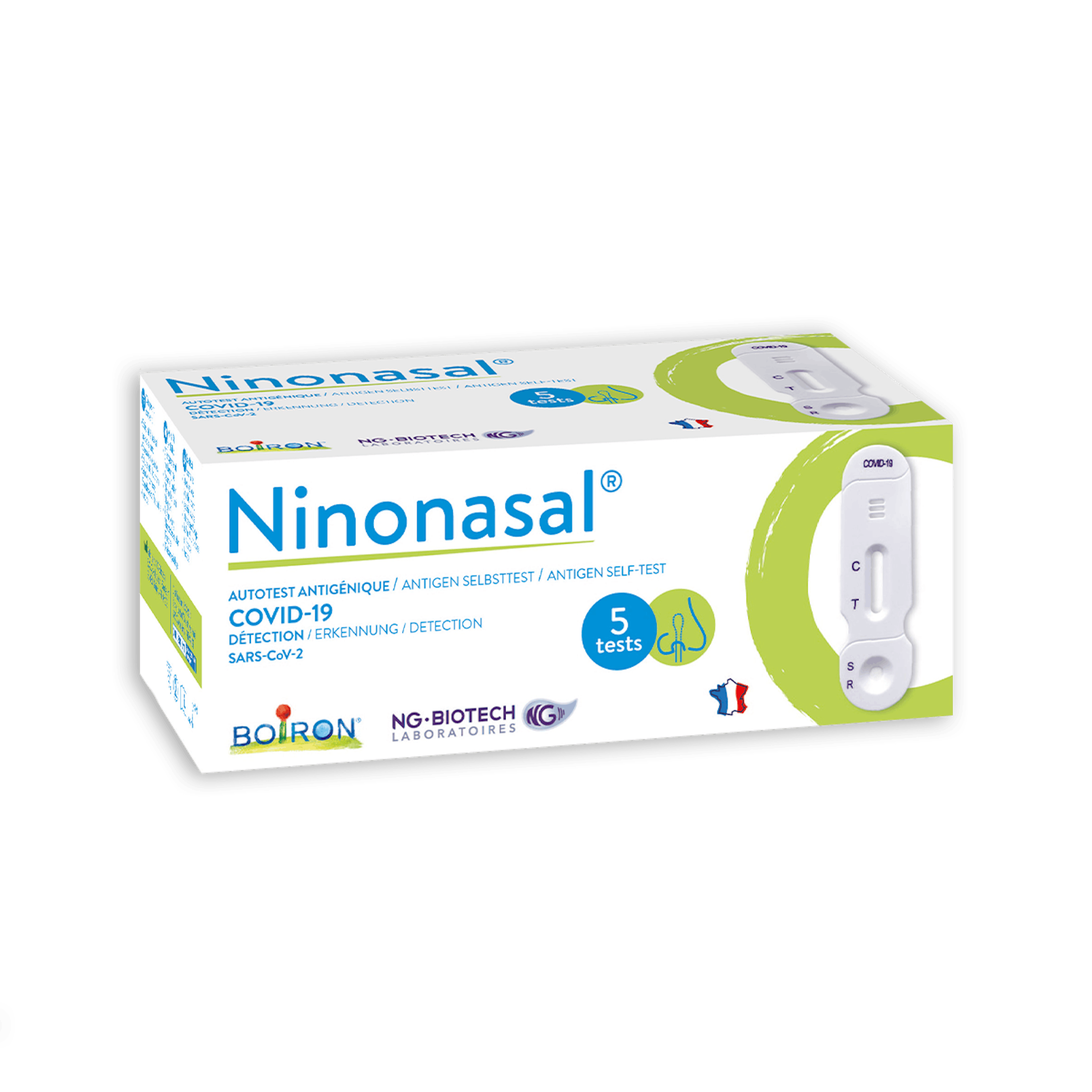 Ninonasal® Autotest Nasal Covid-19, nos dispositifs médicaux de diagnostic  in vitro Boiron - Composition, posologie et utilisation