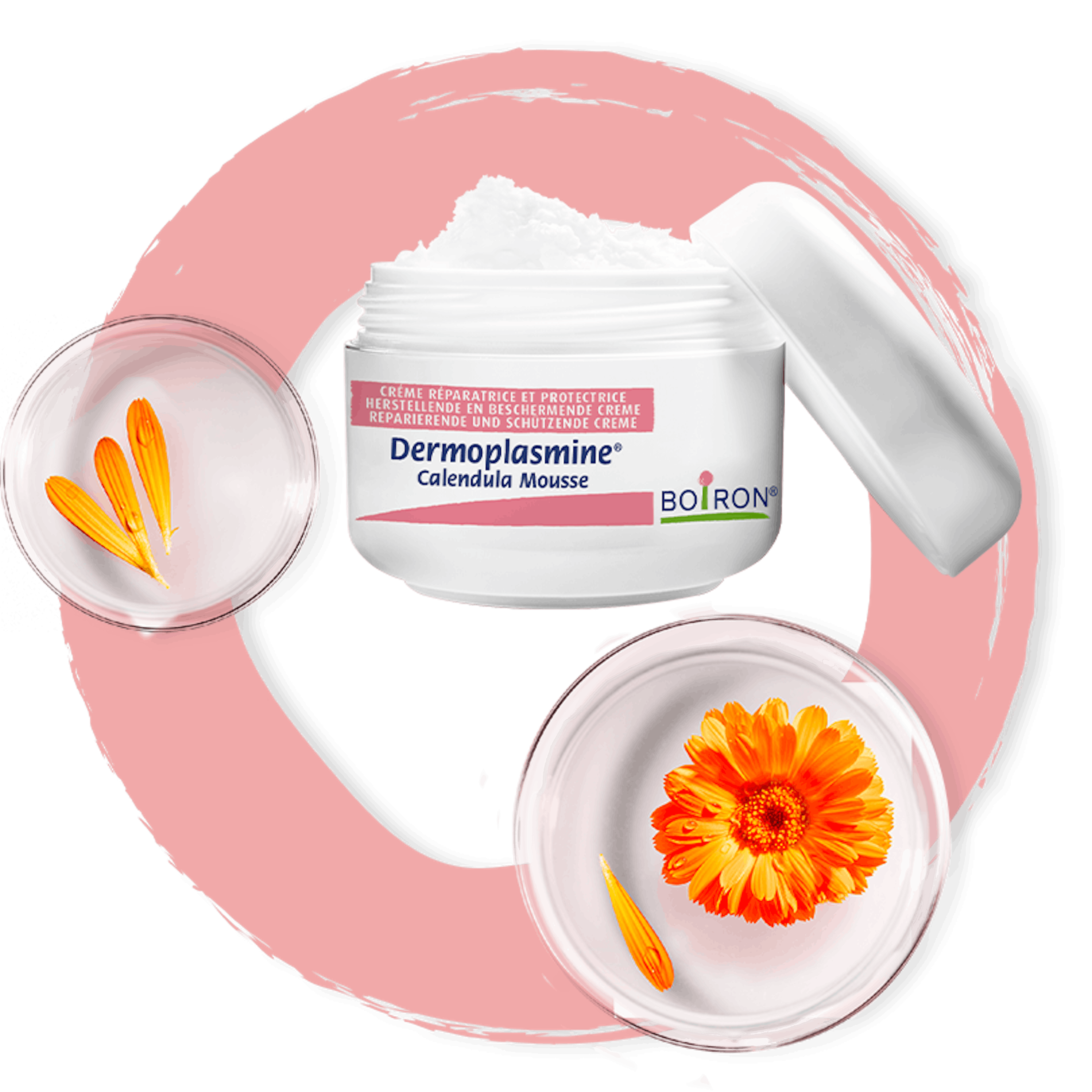 Dermoplasmine® - Calendula Mousse, Droge, broze huid