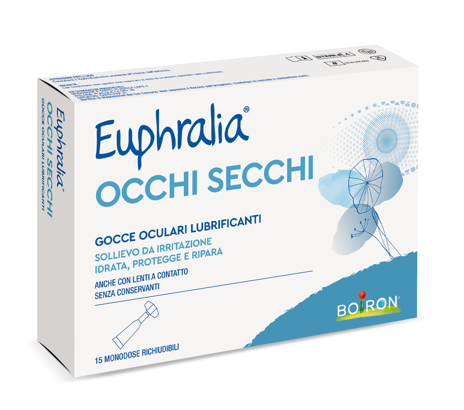 Collirio Ocusan® Monodose, Collirio per Occhi Secchi Adatto per L'uso con  Lenti a Contatto