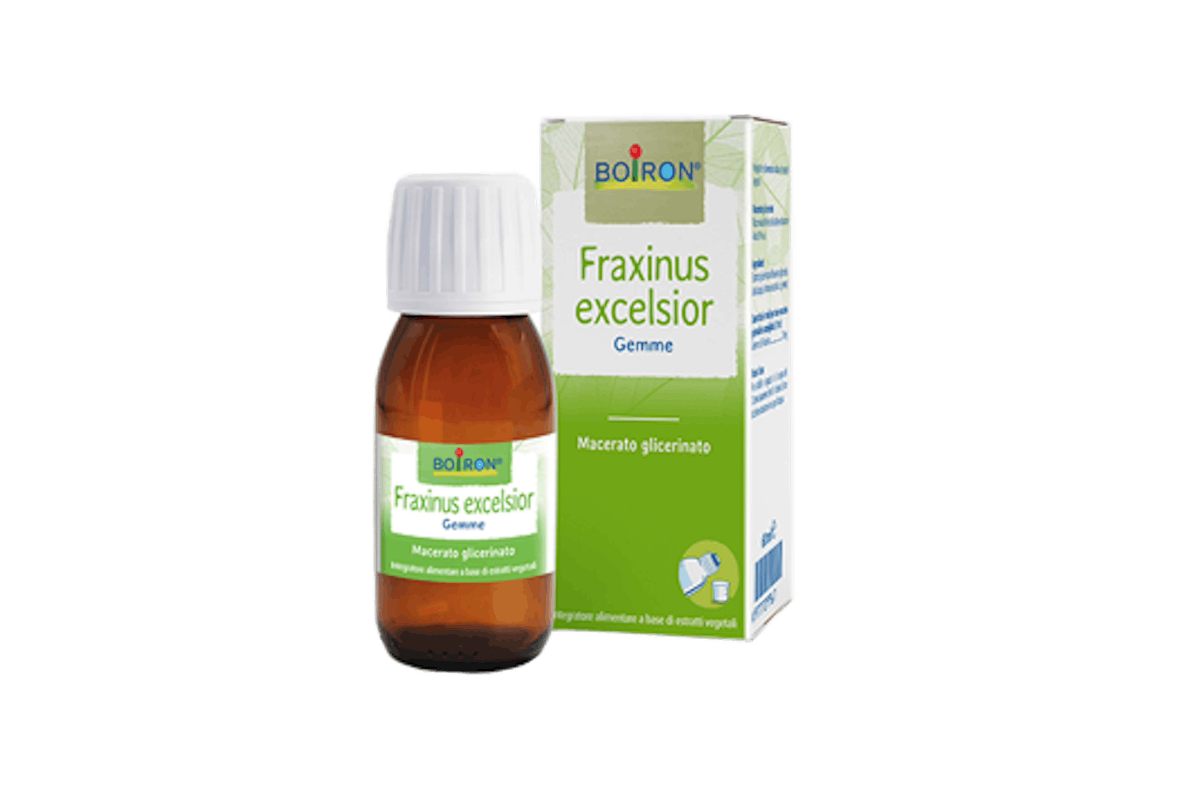 Fraxinus excelsior Gemme flacone da 60 ml con bicchiere dosatore.