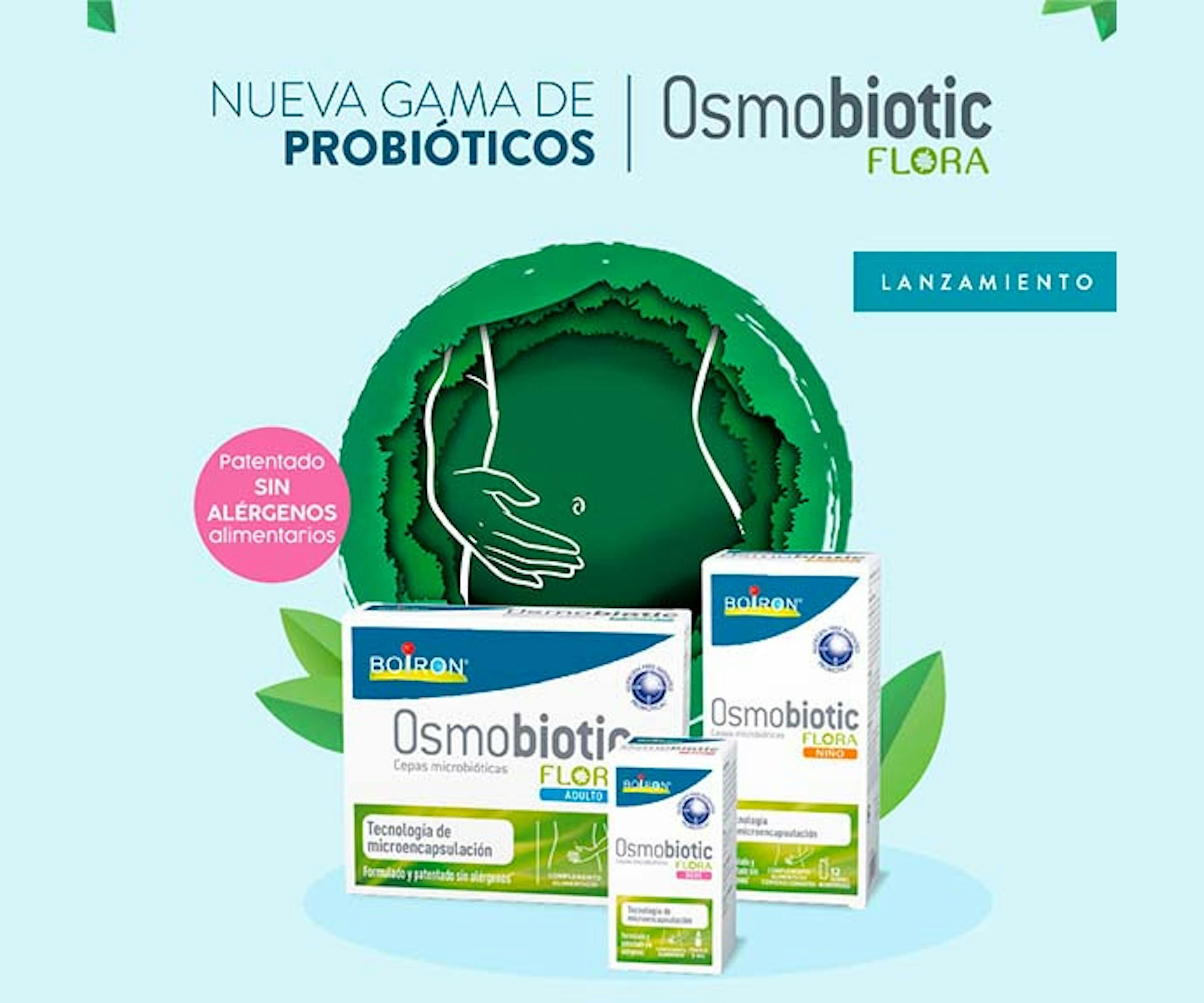 BOIRON entra en el mercado de probióticos con OSMOBIOTIC FLORA