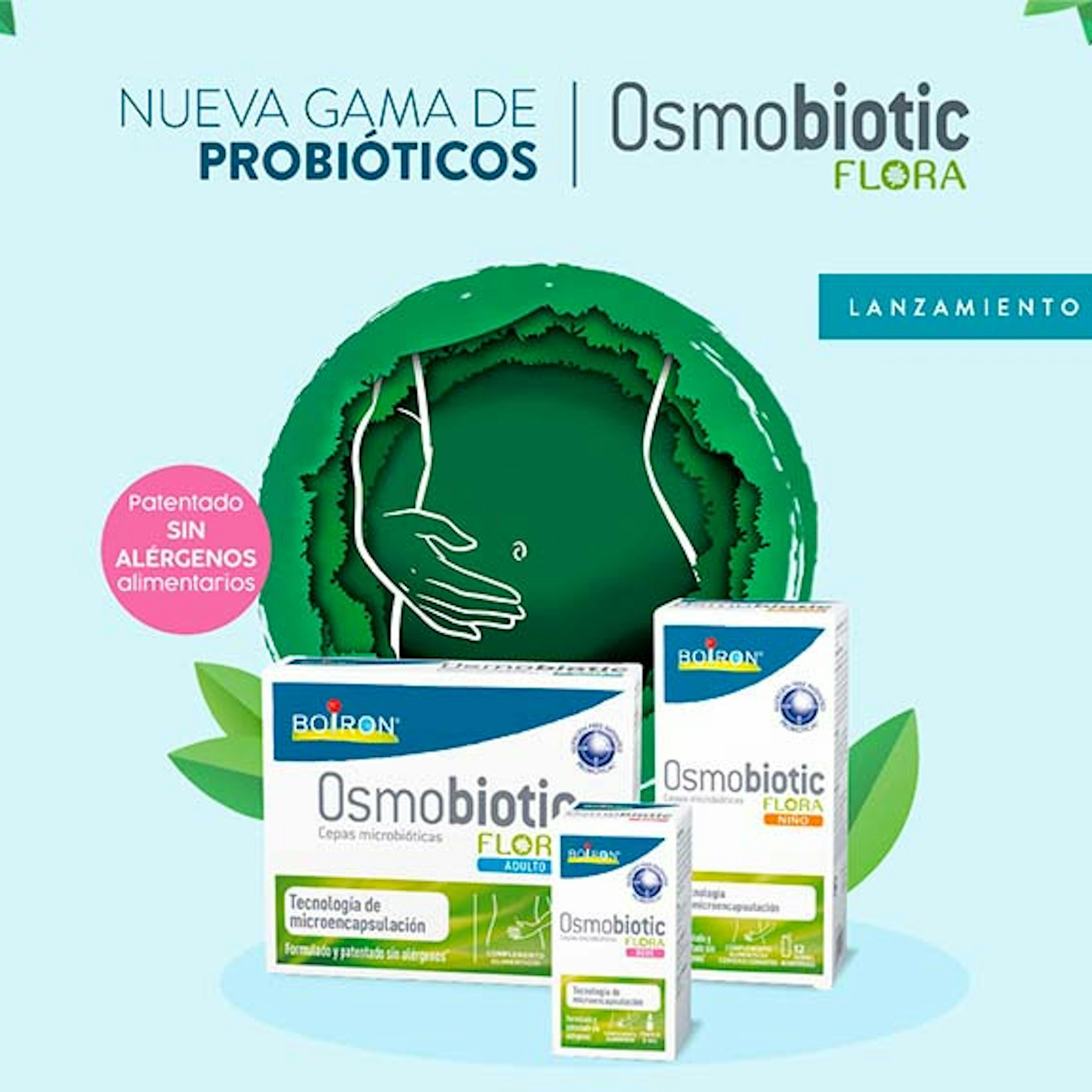 BOIRON entra en el mercado de probióticos con OSMOBIOTIC FLORA