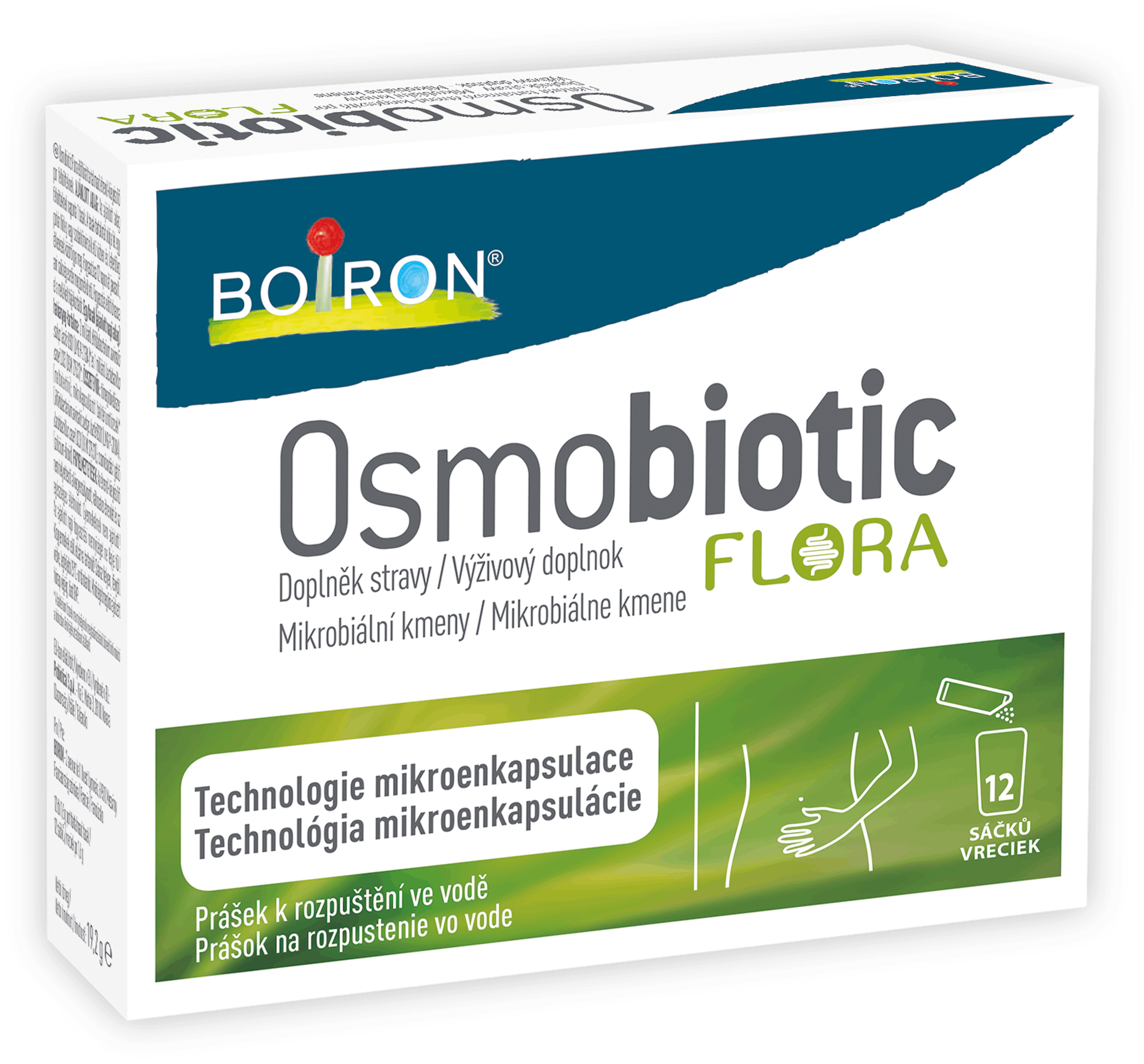 Osmobiotic Flora Adults krabicka bez pozadí