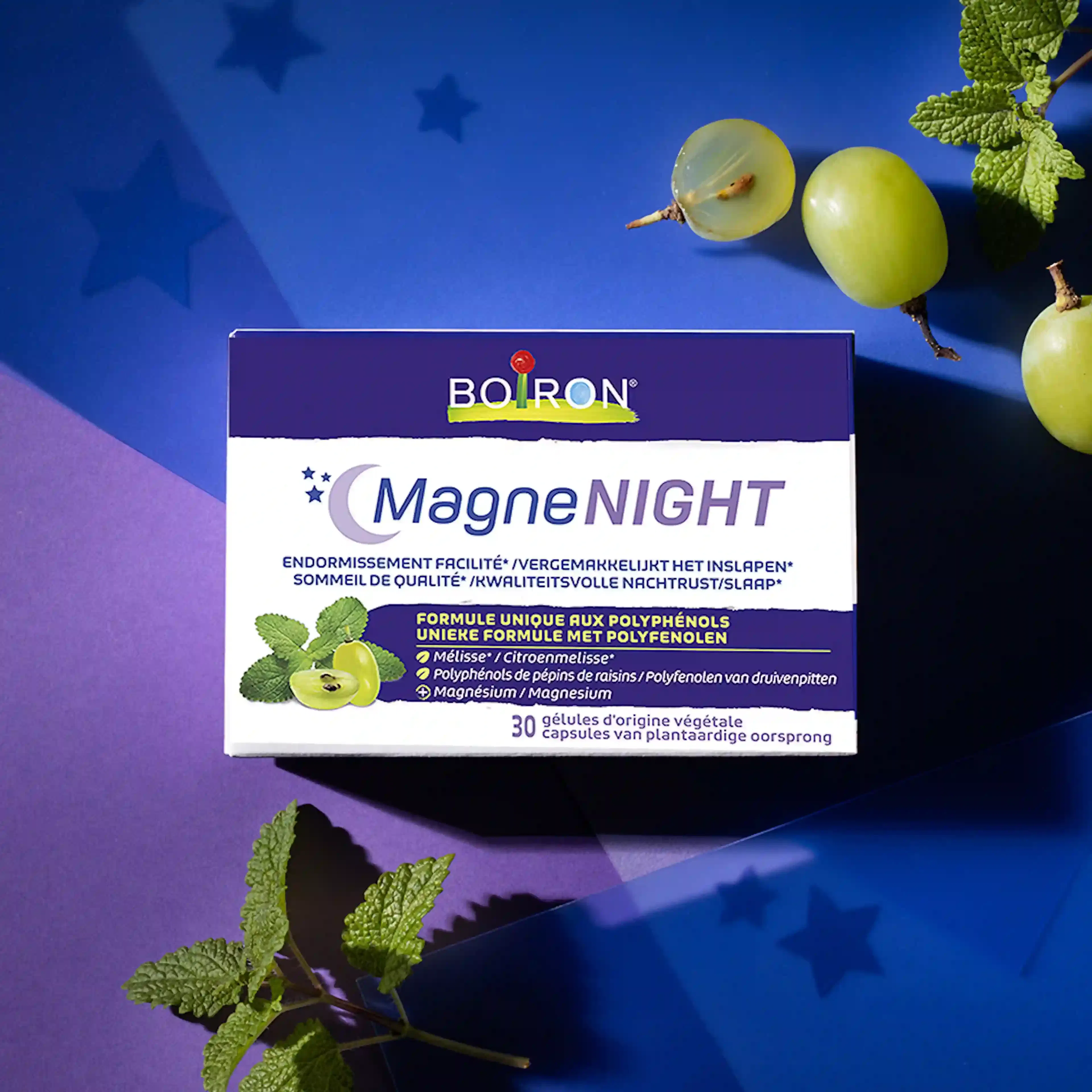 MagneNIGHT met melisse en druiven
