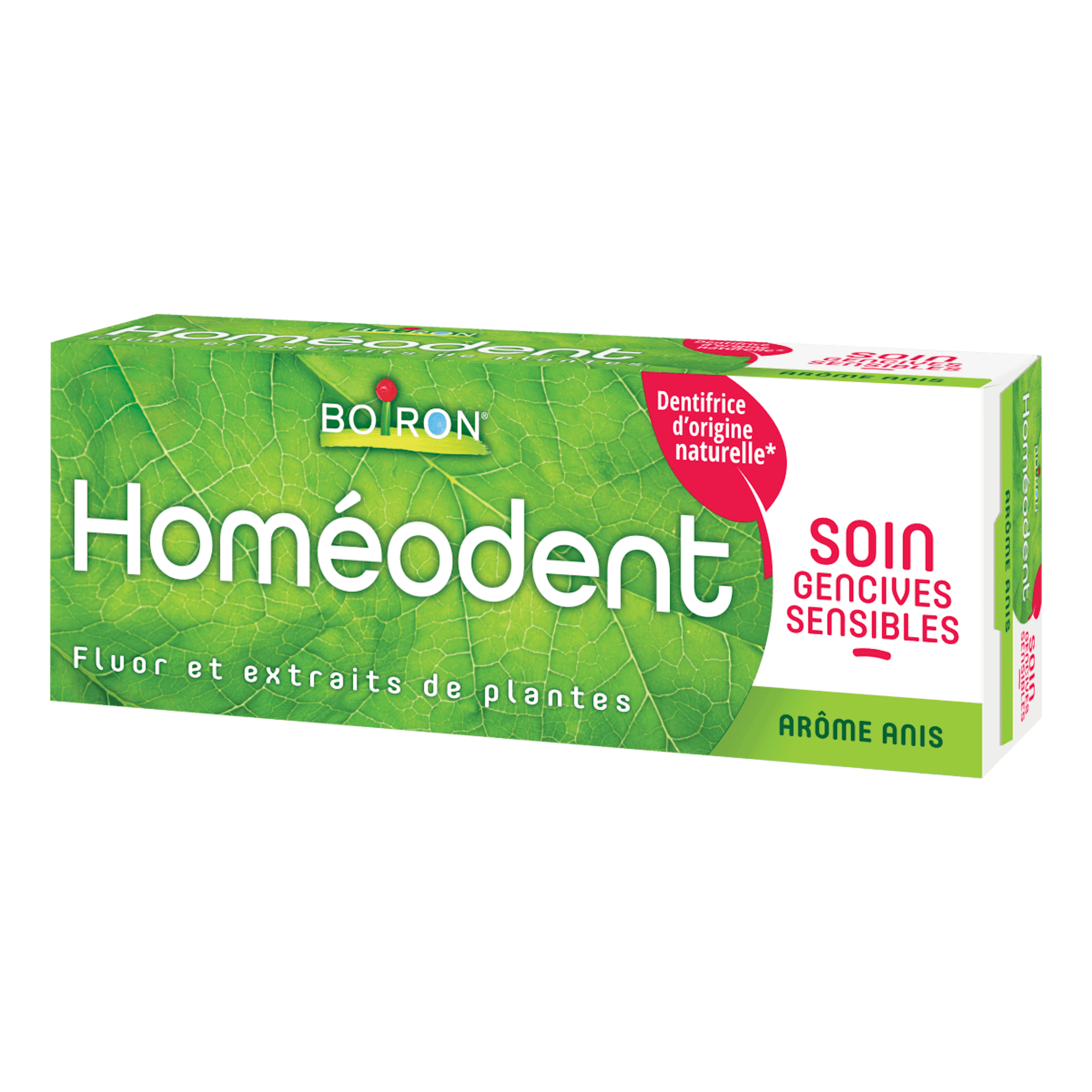Dentifrice Homéodent soin gencives sensible anis pack Boiron