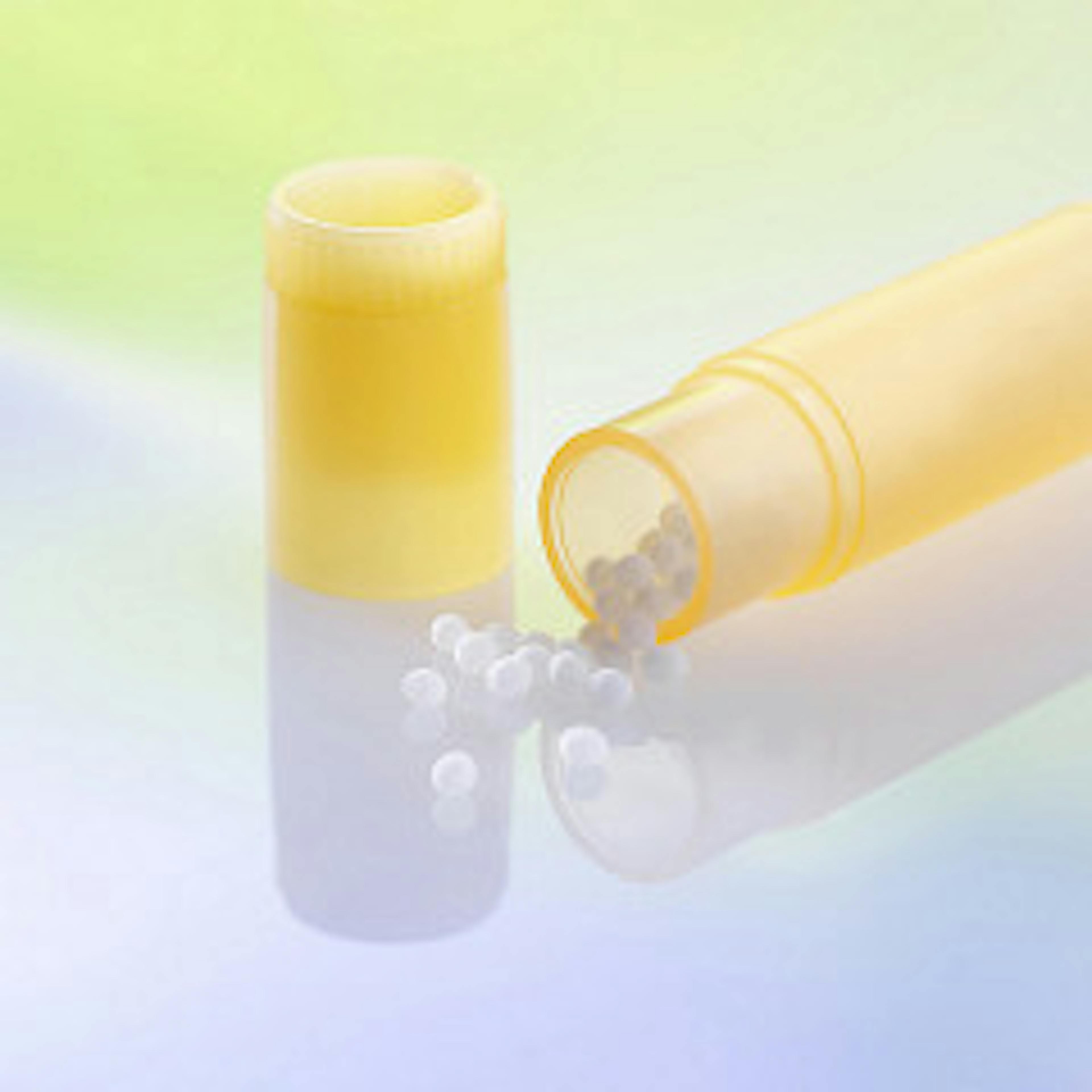 Imagen de un tubo de homeopatía