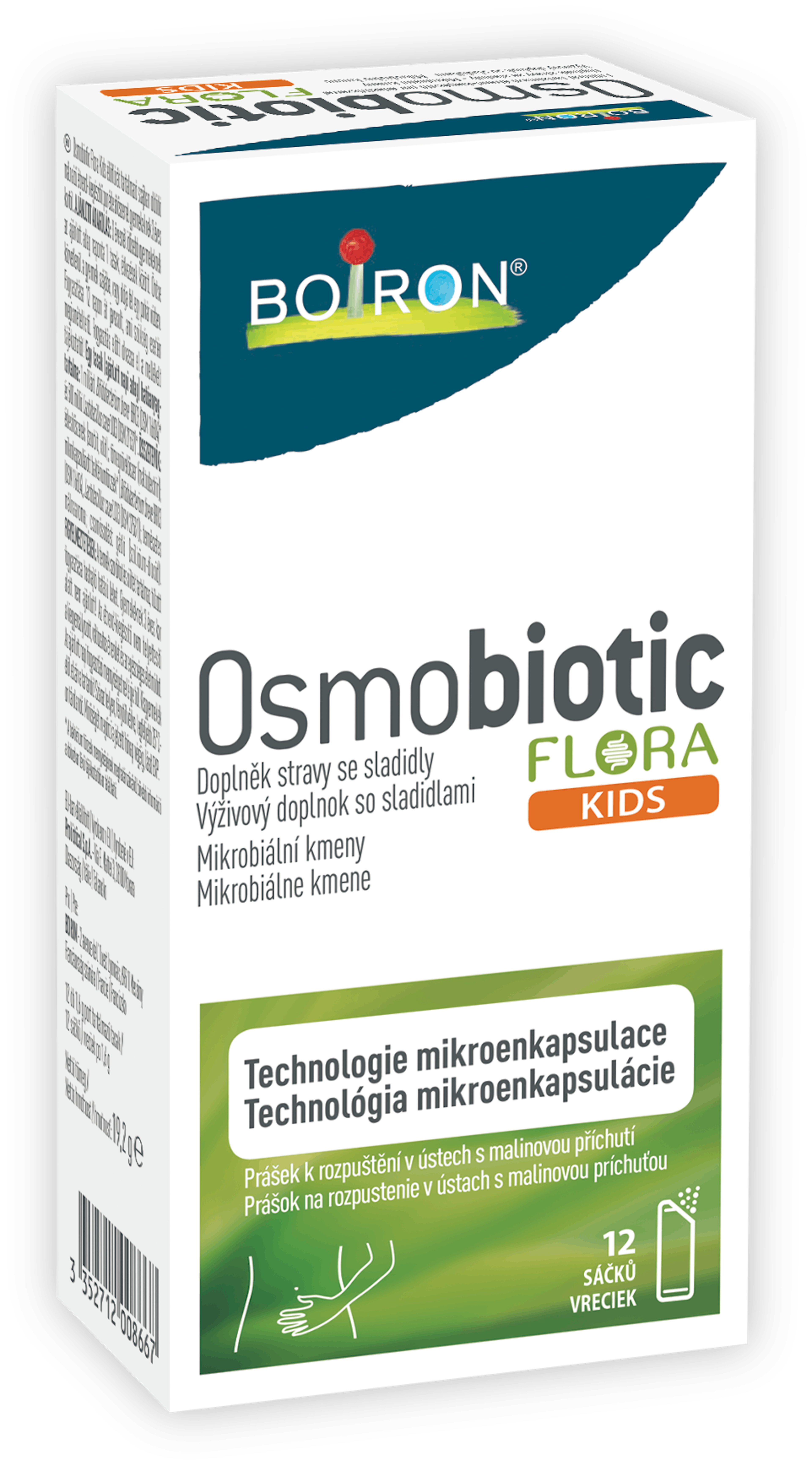 Osmobiotic Flora Kids krabicka bez pozadi