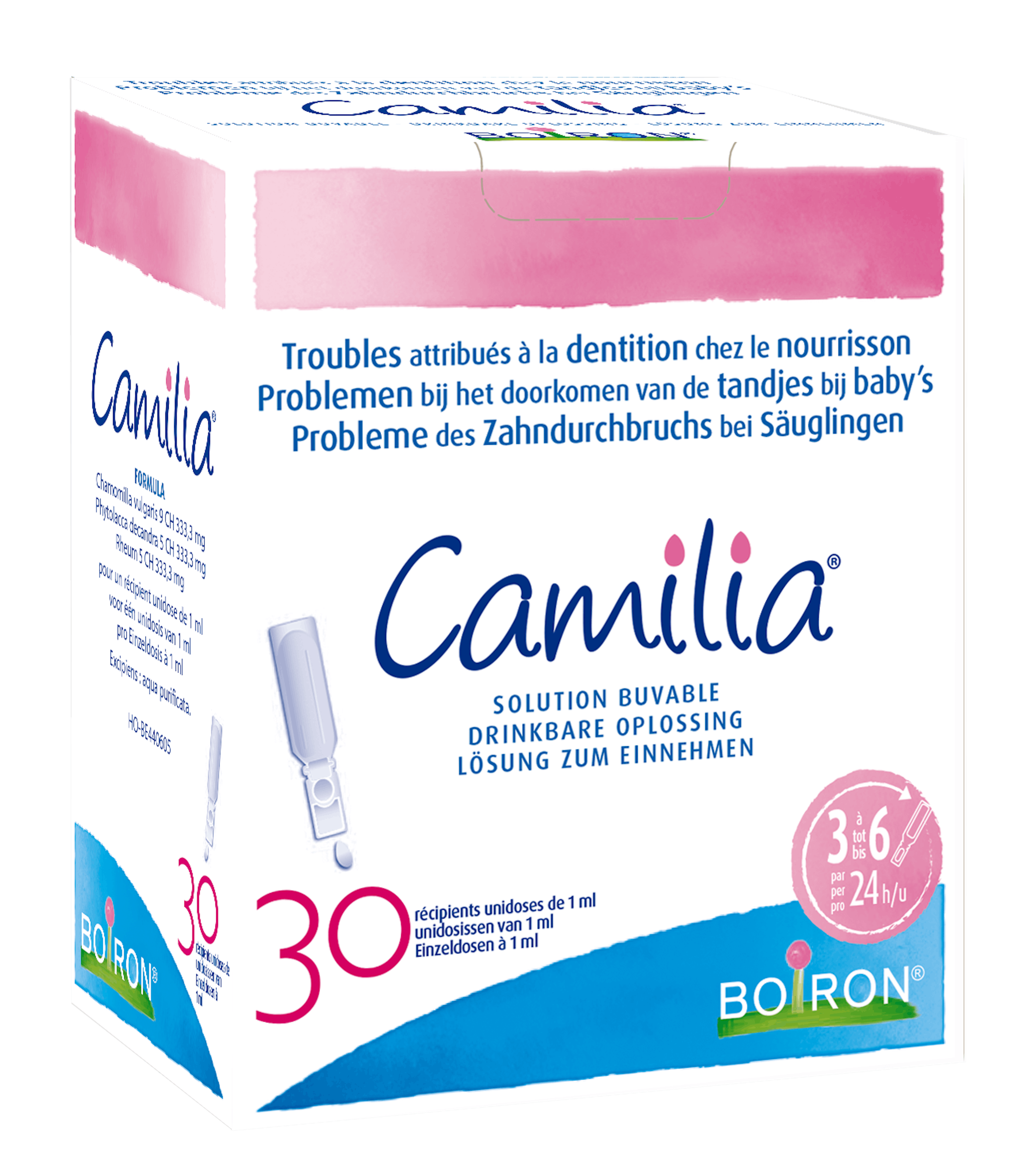camilia - onze homeopathische geneesmiddelen specialiteiten - tanddoorbraak