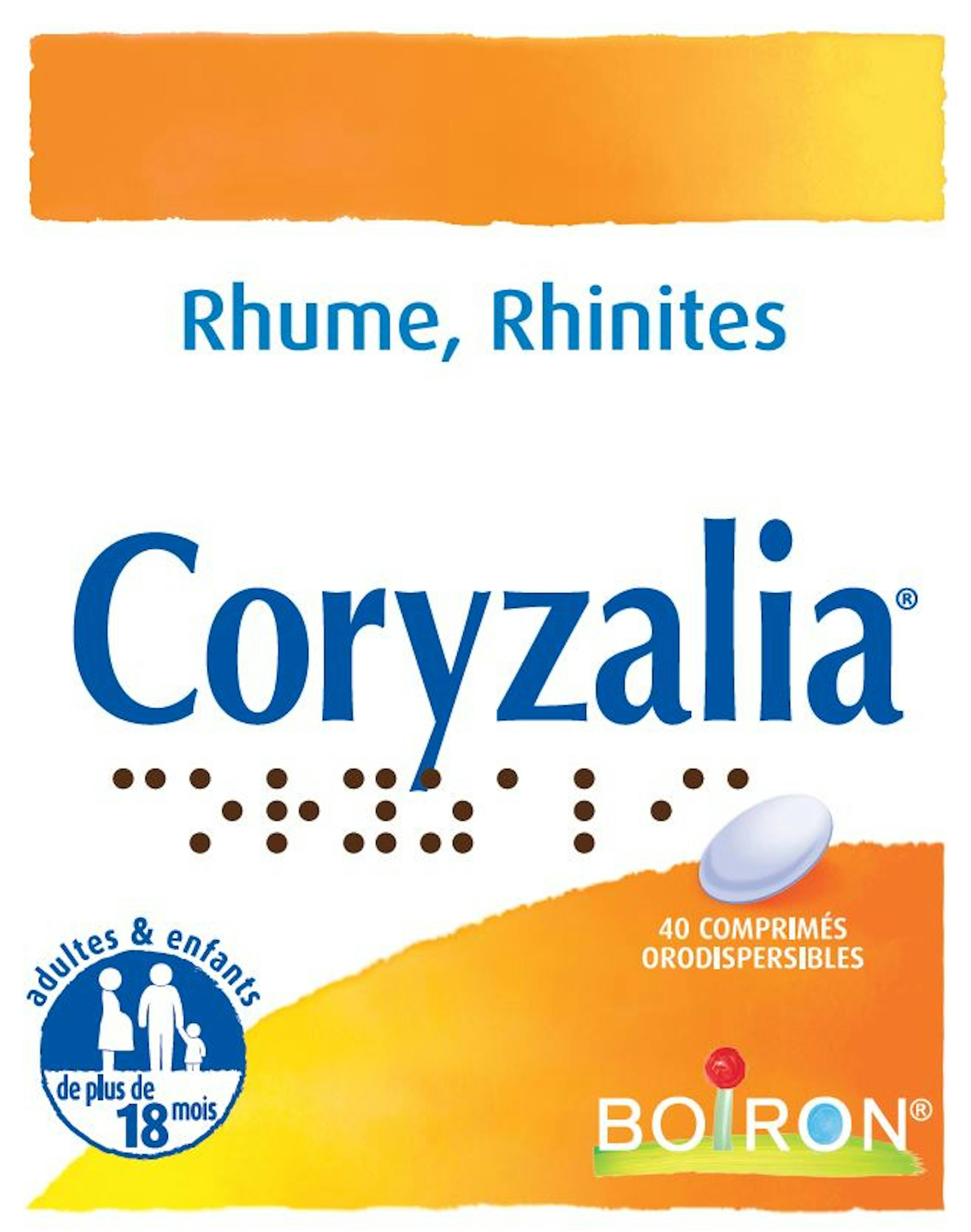 Homéopathie rhume, rhinites  - Coryzalia® Comprimé orodispersible Boiron