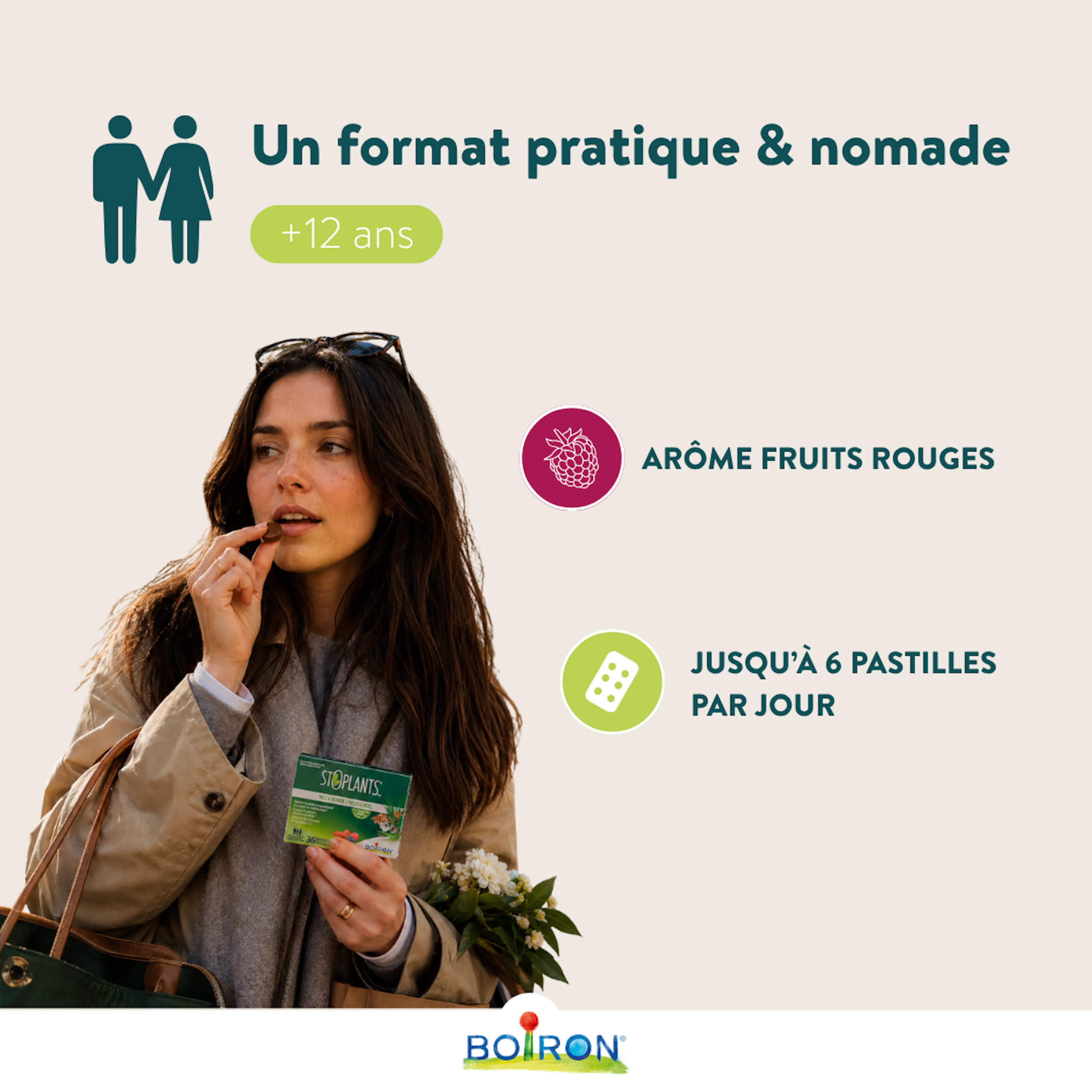 Salivation et pastille pour la gorge