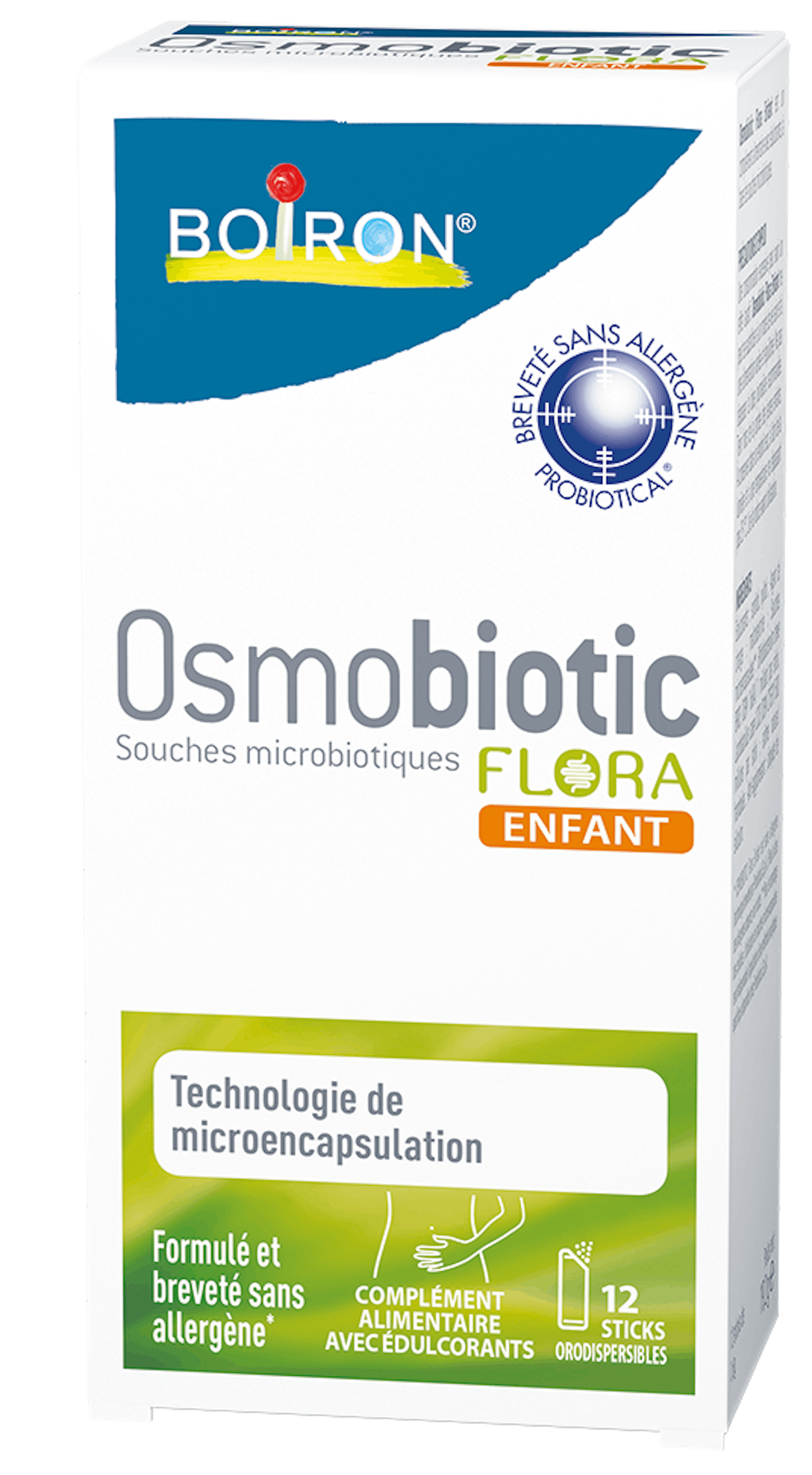 Souches microbiotiques Enfant - Osmobiotic® Flora Boiron 