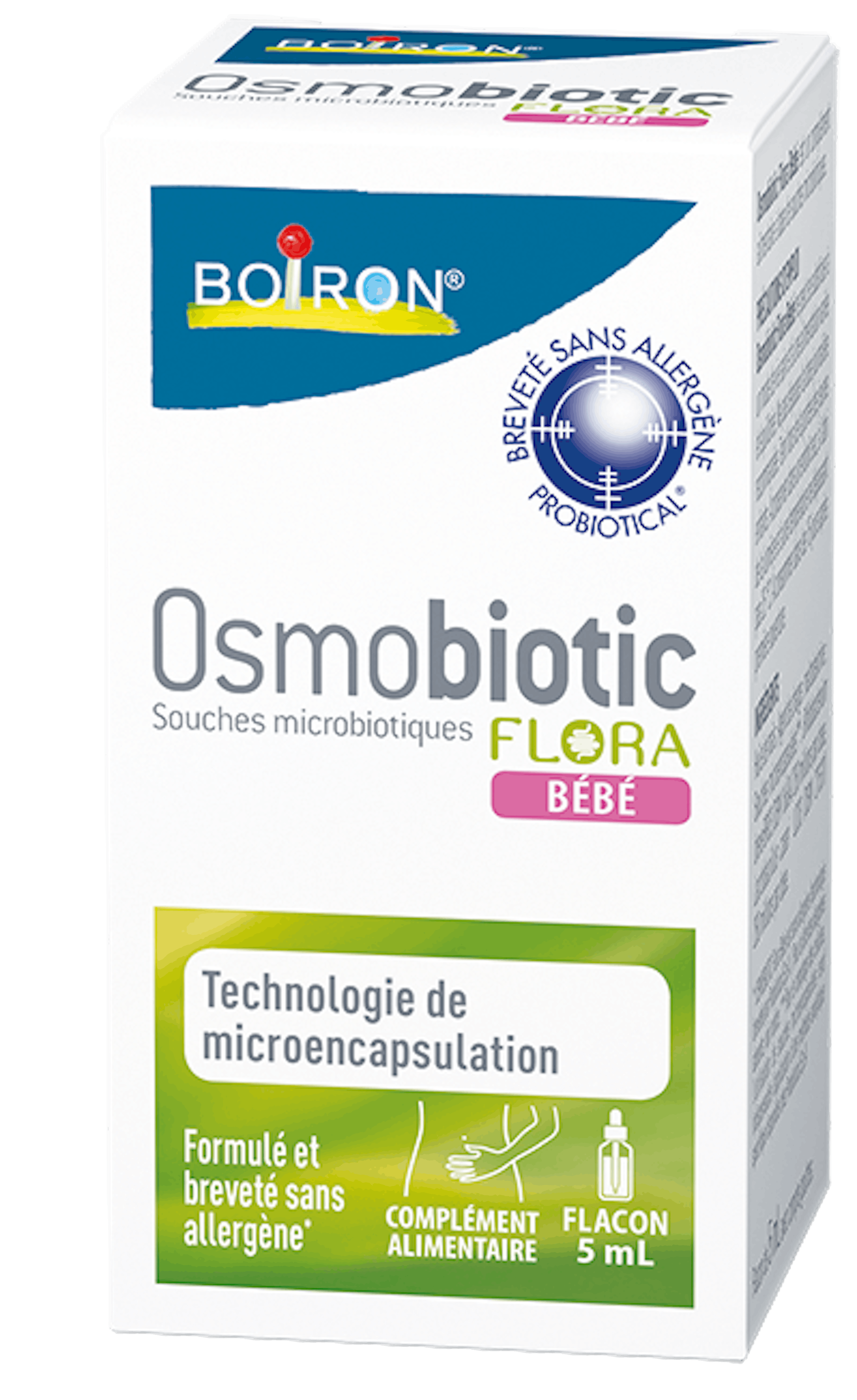 Souches microbiotiques Bébé - Osmobiotic® Flora  Boiron