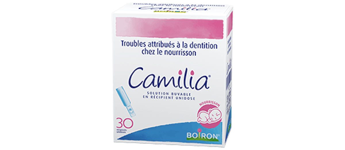 CAMILIA BOIRON unidoses homéopathiques vendu dans notre pharmacie bio
