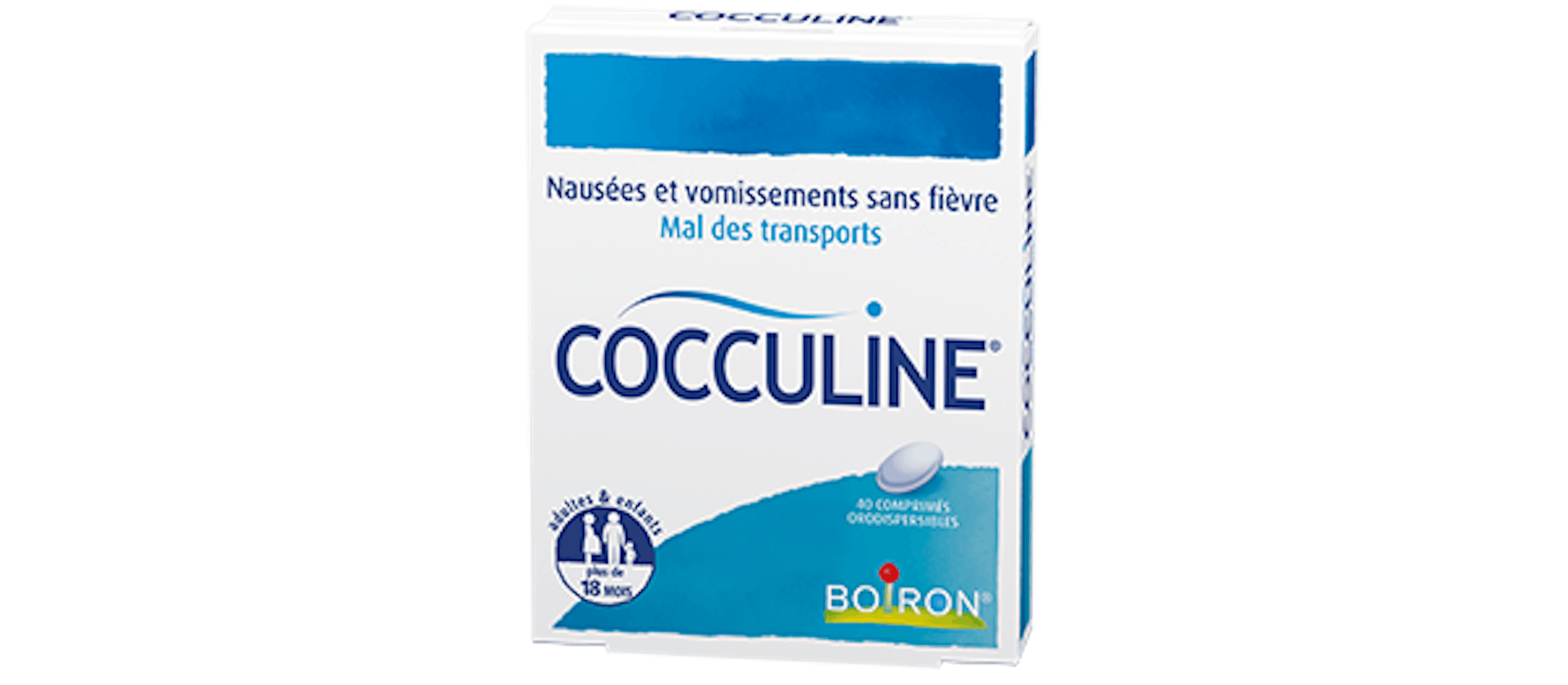 Homéopathie nausées et vomissements sans fièvre - Cocculine® Comprimé Orodispersible Boiron