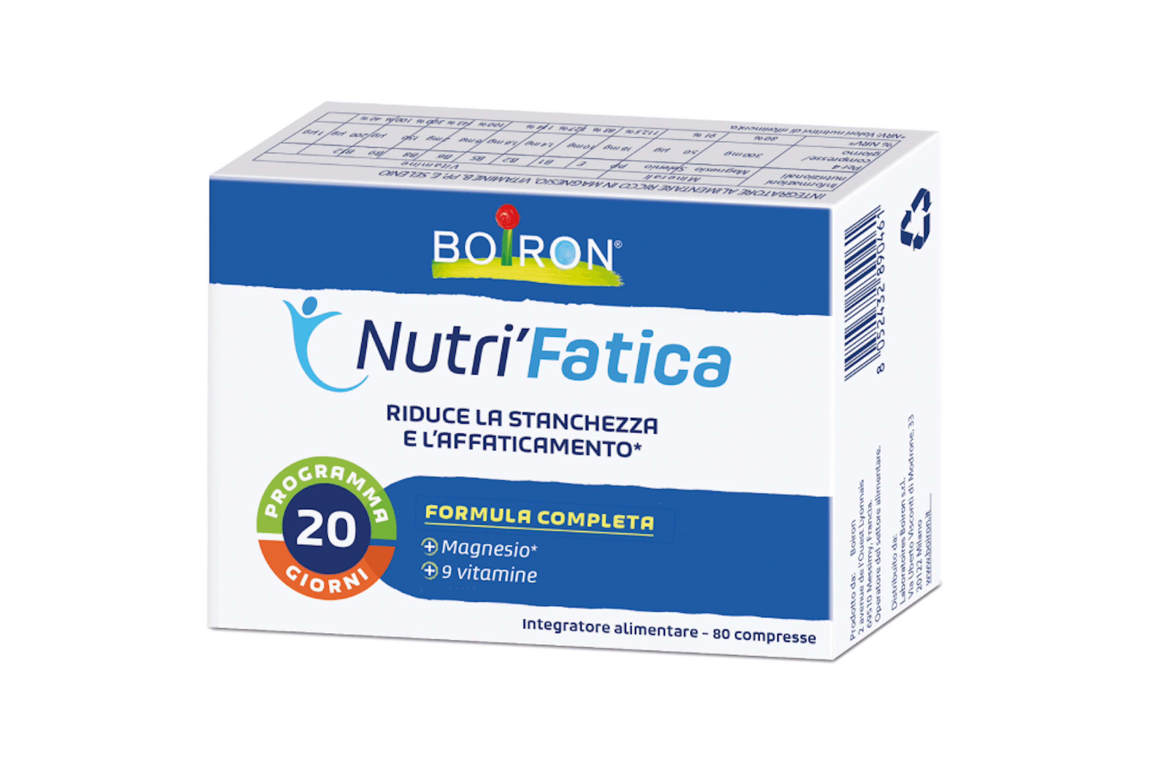 Nutri’Fatica 80 Compresse da 500 mg.