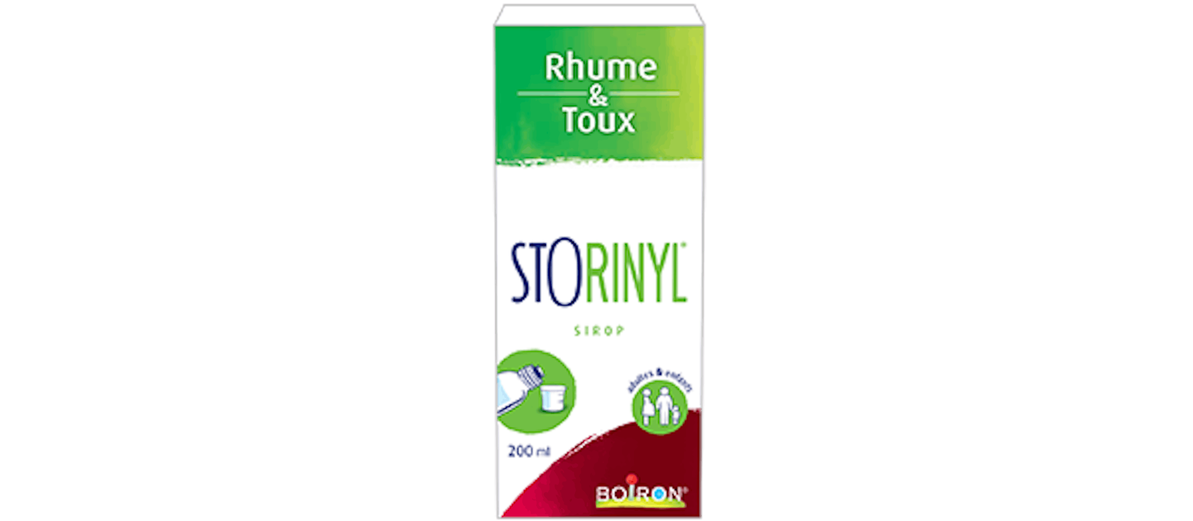 Homéopathie rhume, toux - Storinyl® sirop Boiron