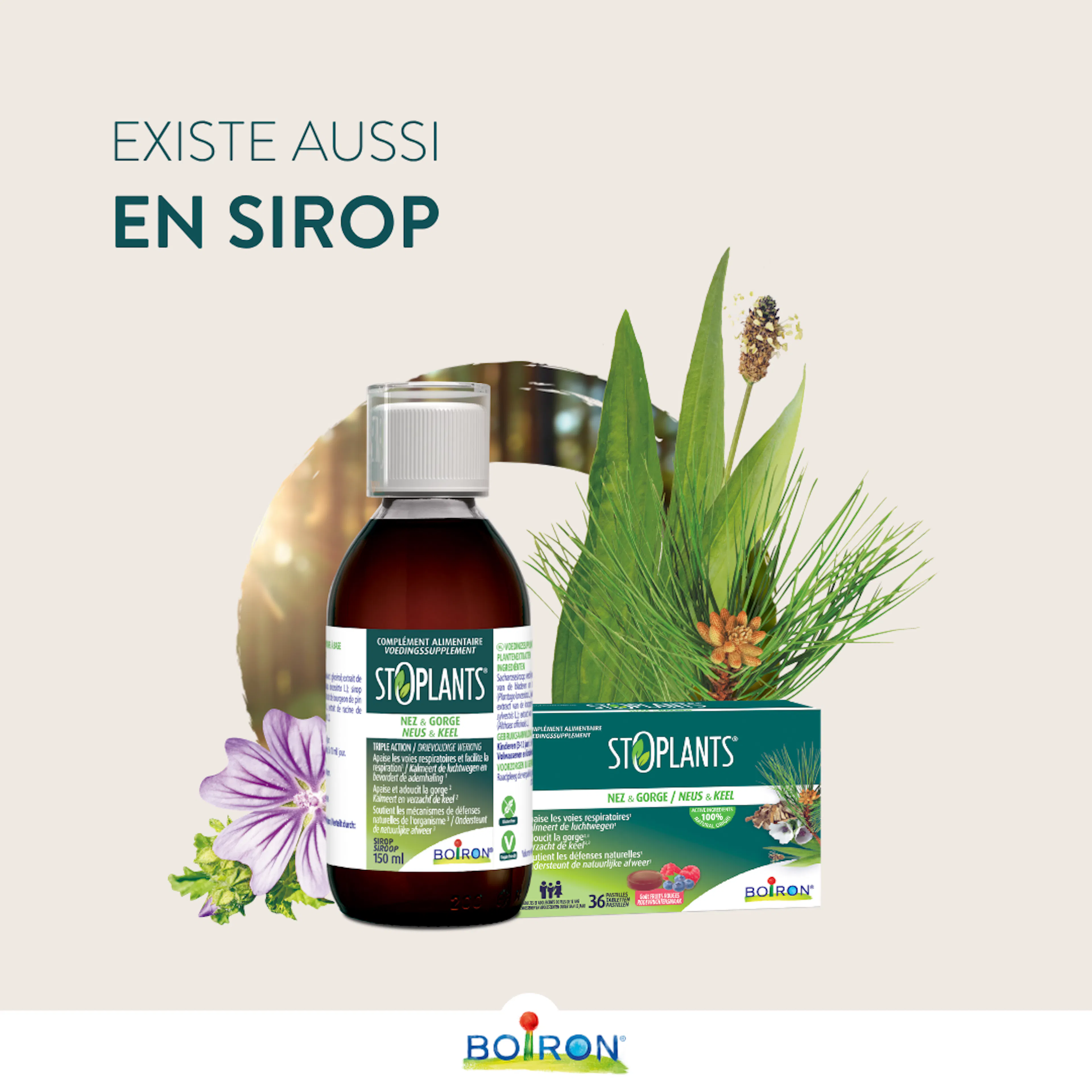 Comparatif StoPlants Nez & Gorge Pastilles & Sirop 