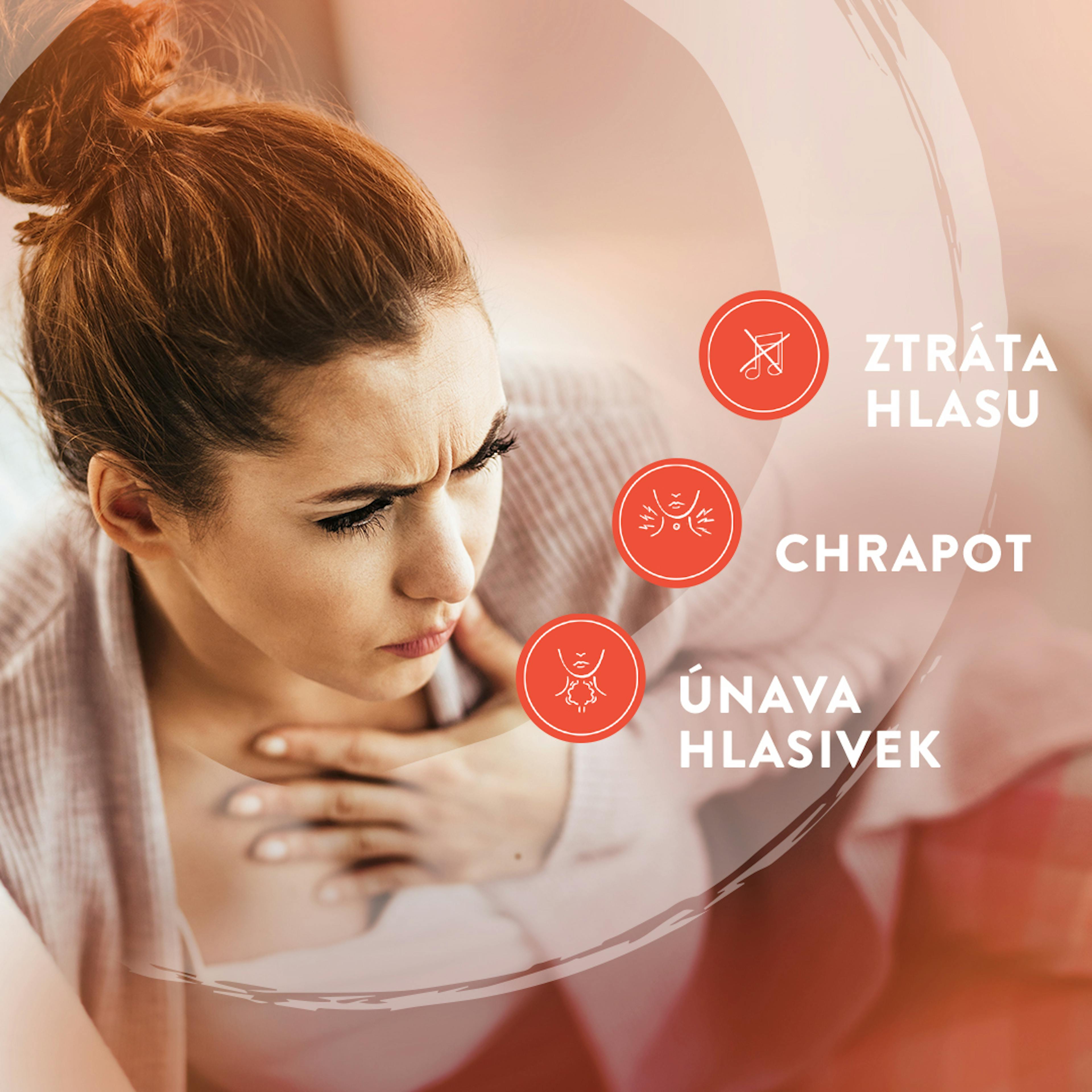 pani, ztrata hlasu, chrapot, unava hlasivek