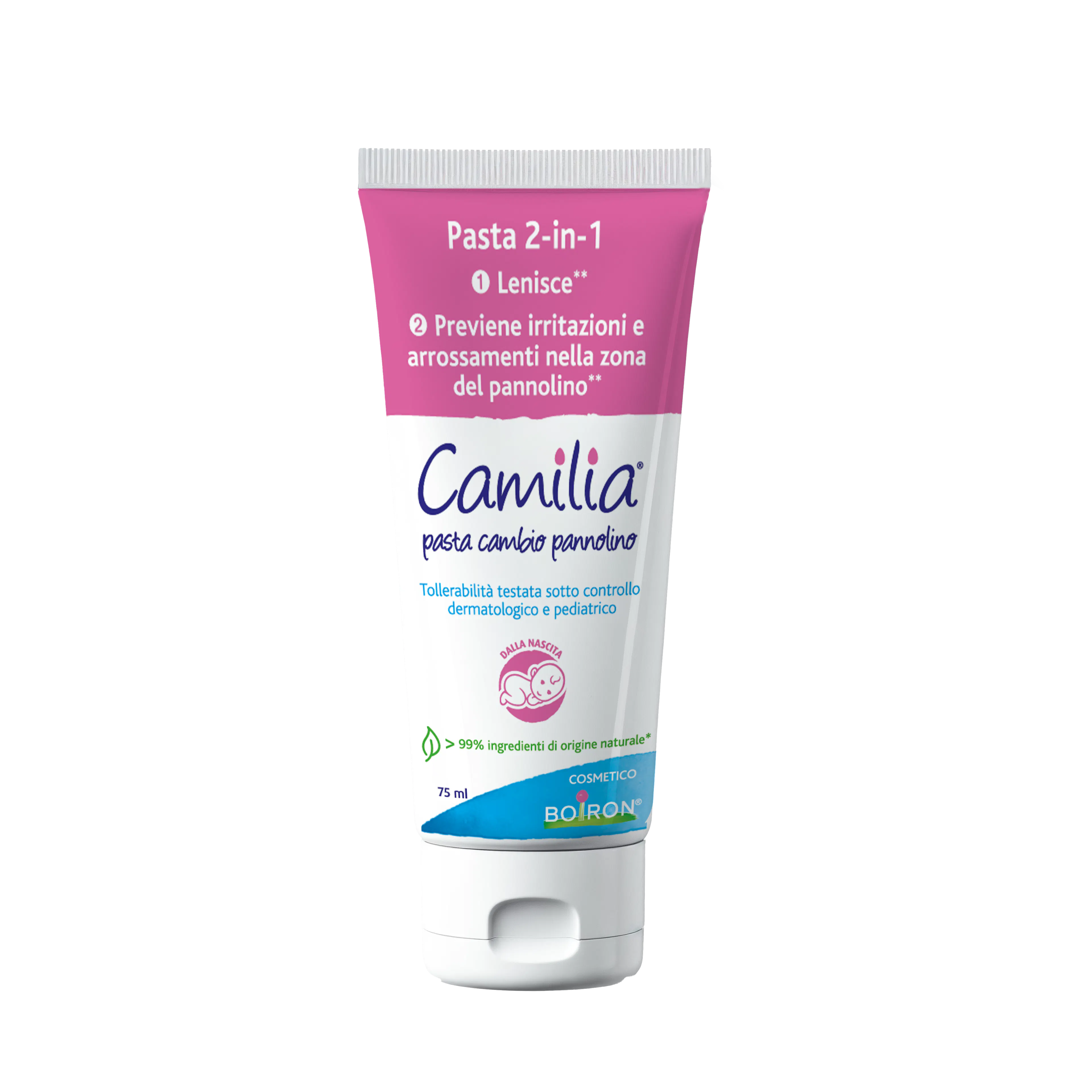 Camilia pasta cambio pannolino tubo