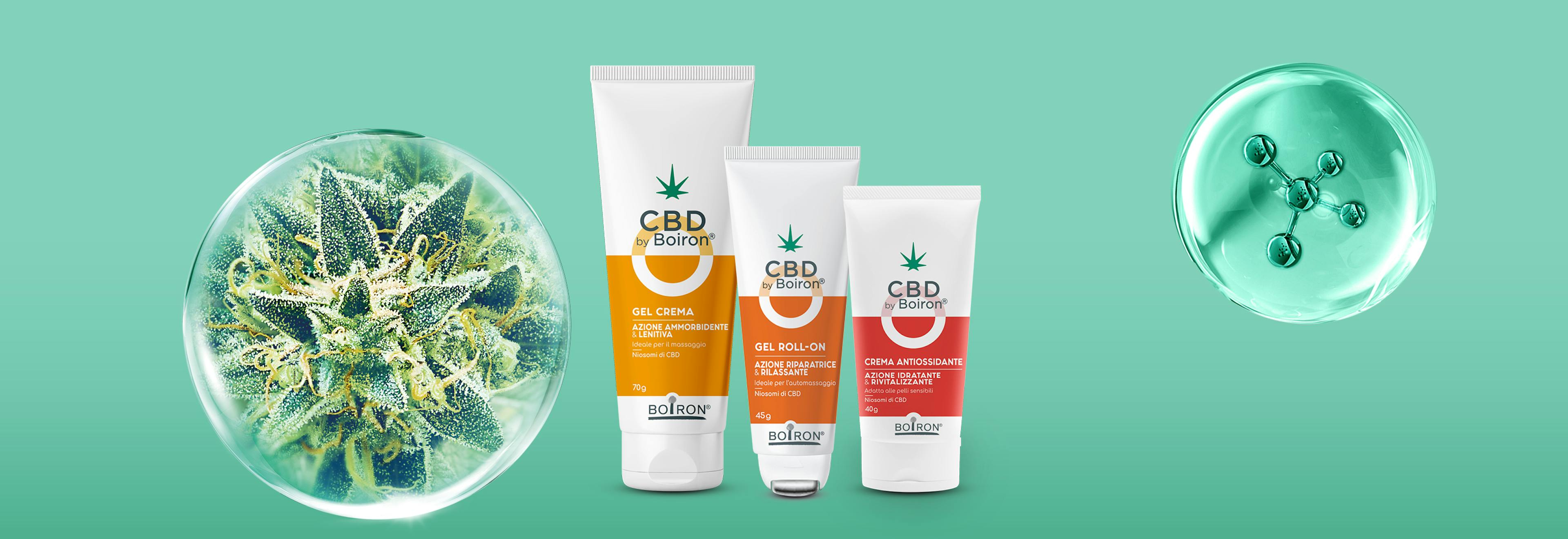 cbd boiron gel  roll-on crema